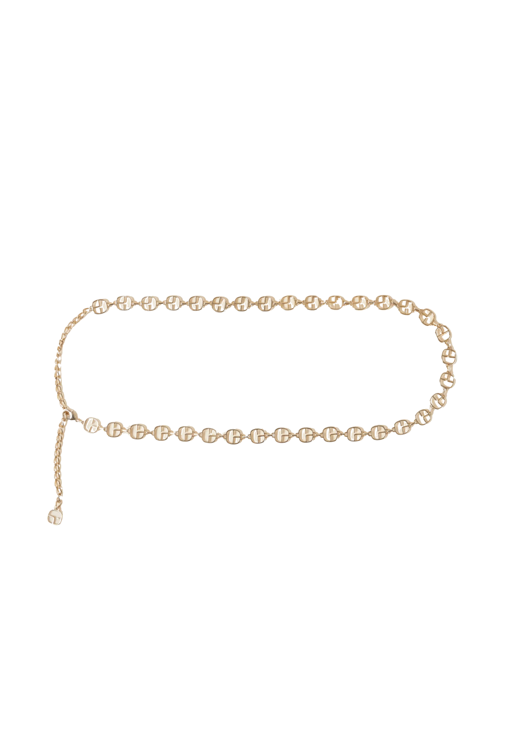 Ceinture chaîne monogramme Doré