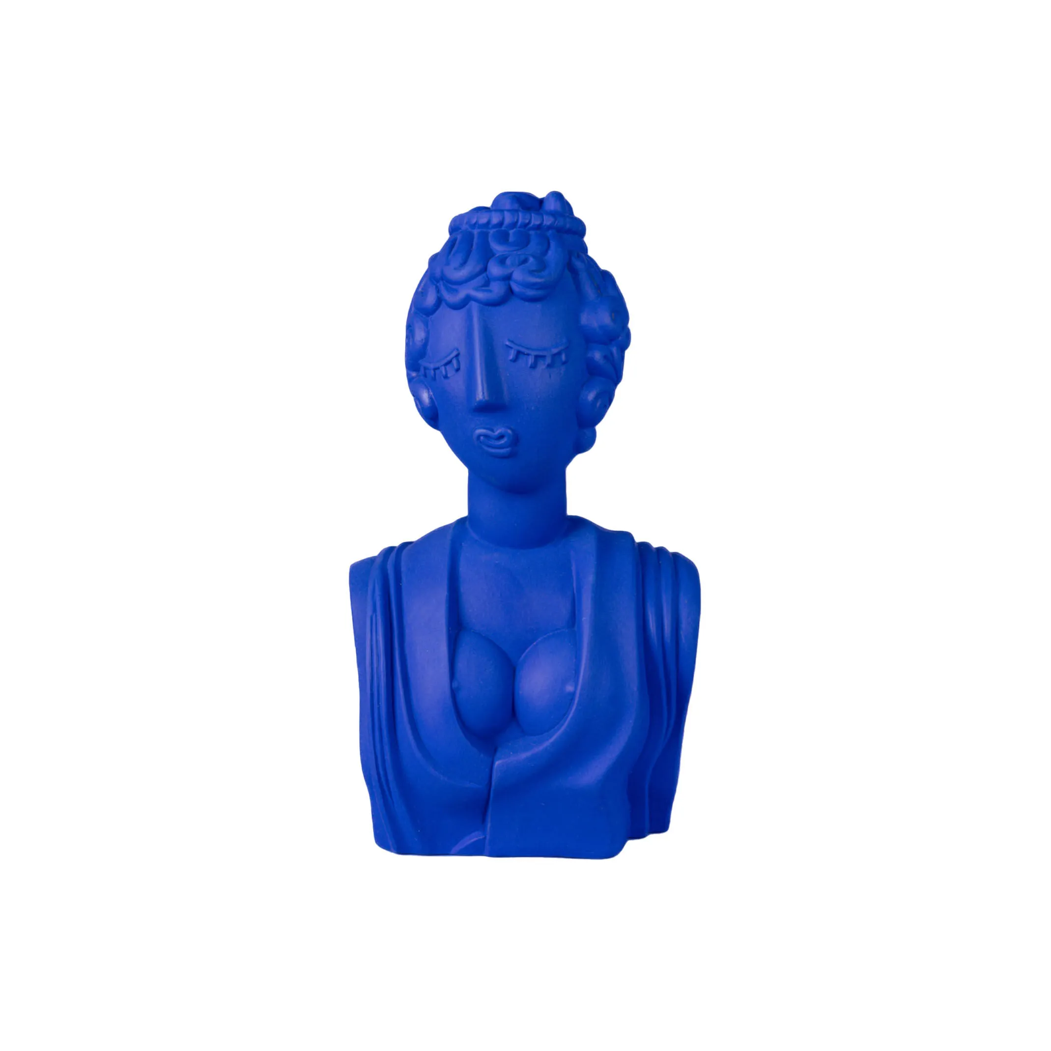 Sculpture céramique Bleu MAGNA GRAECIA - BUST POPPEA