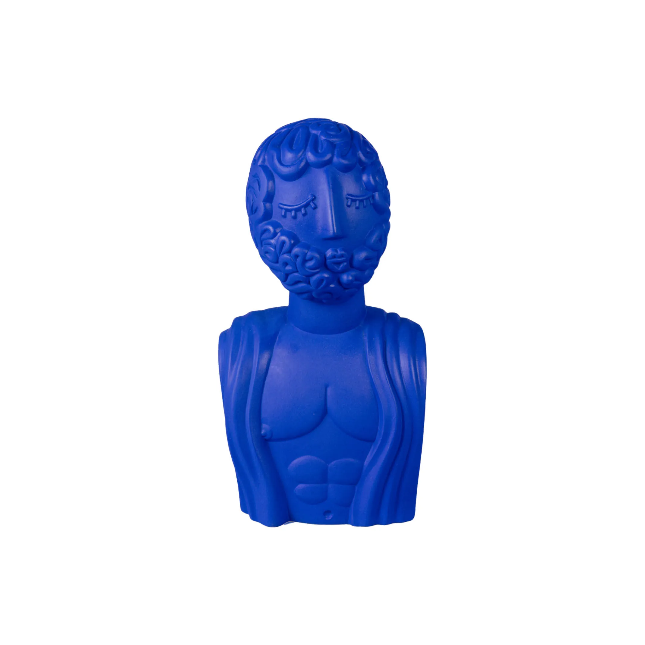 Sculpture céramique Bleu MAGNA GRAECIA - BUST MAN