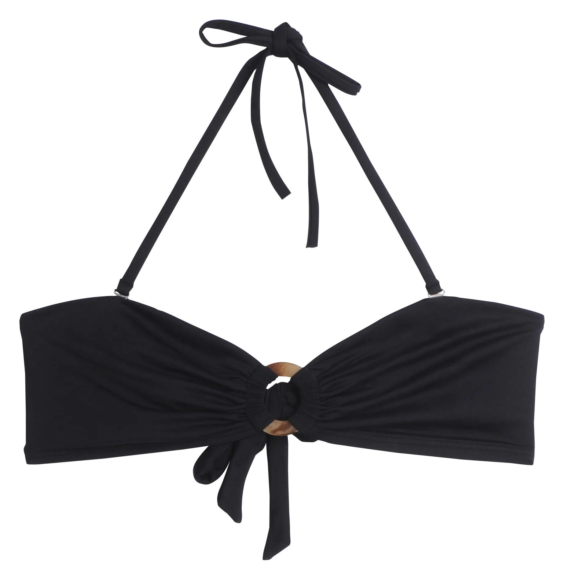 Haut de maillot de bain bandeau Noir AMBRE