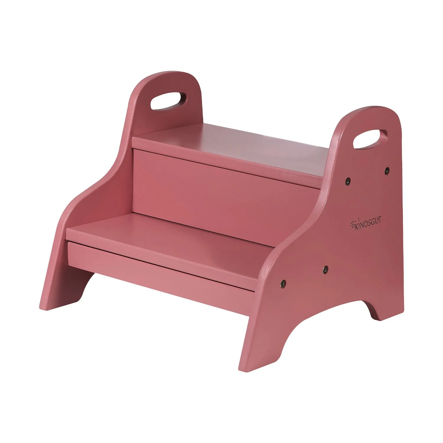 Marchepied enfant en bois Rose