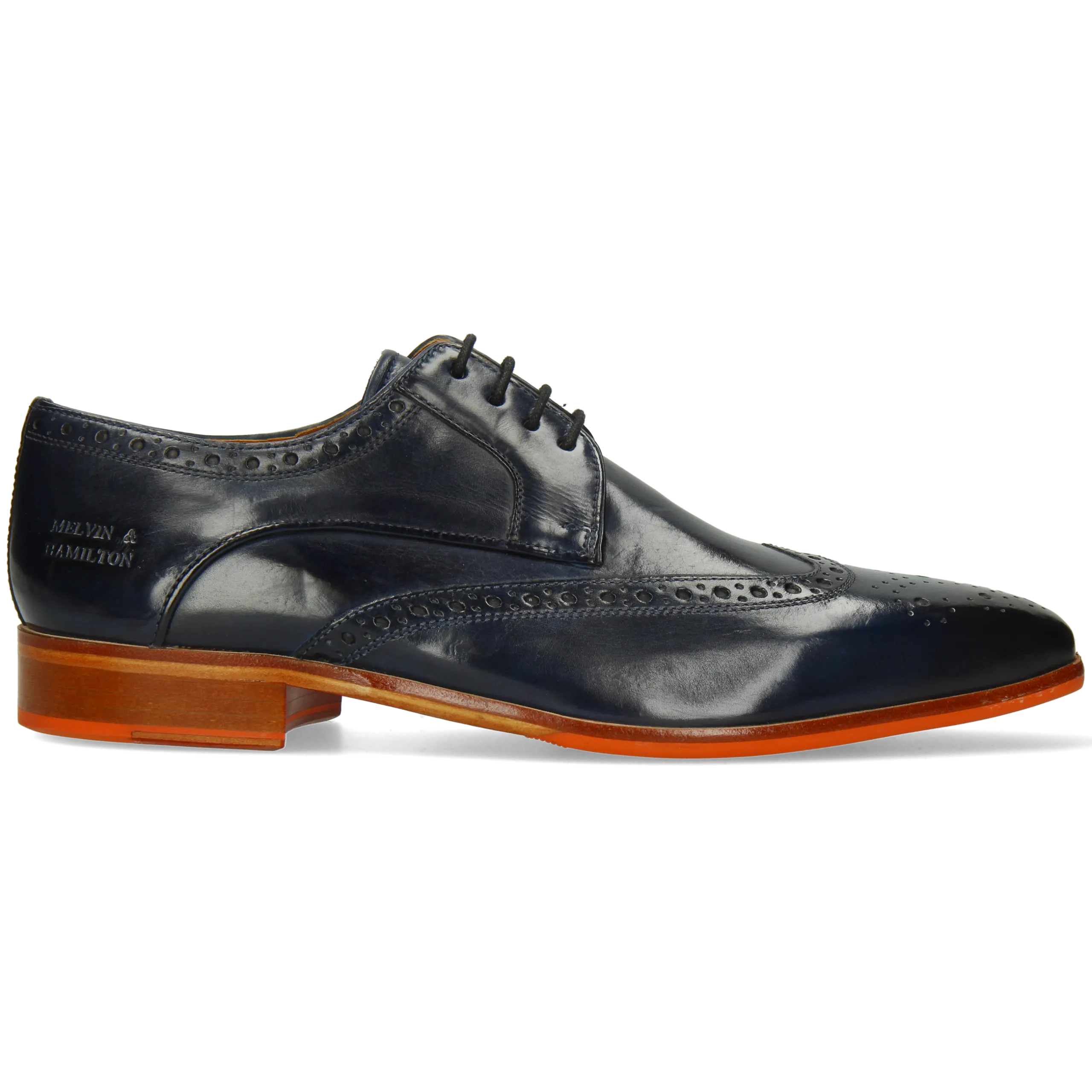 Derbies en cuir Bleu LEWIS 3