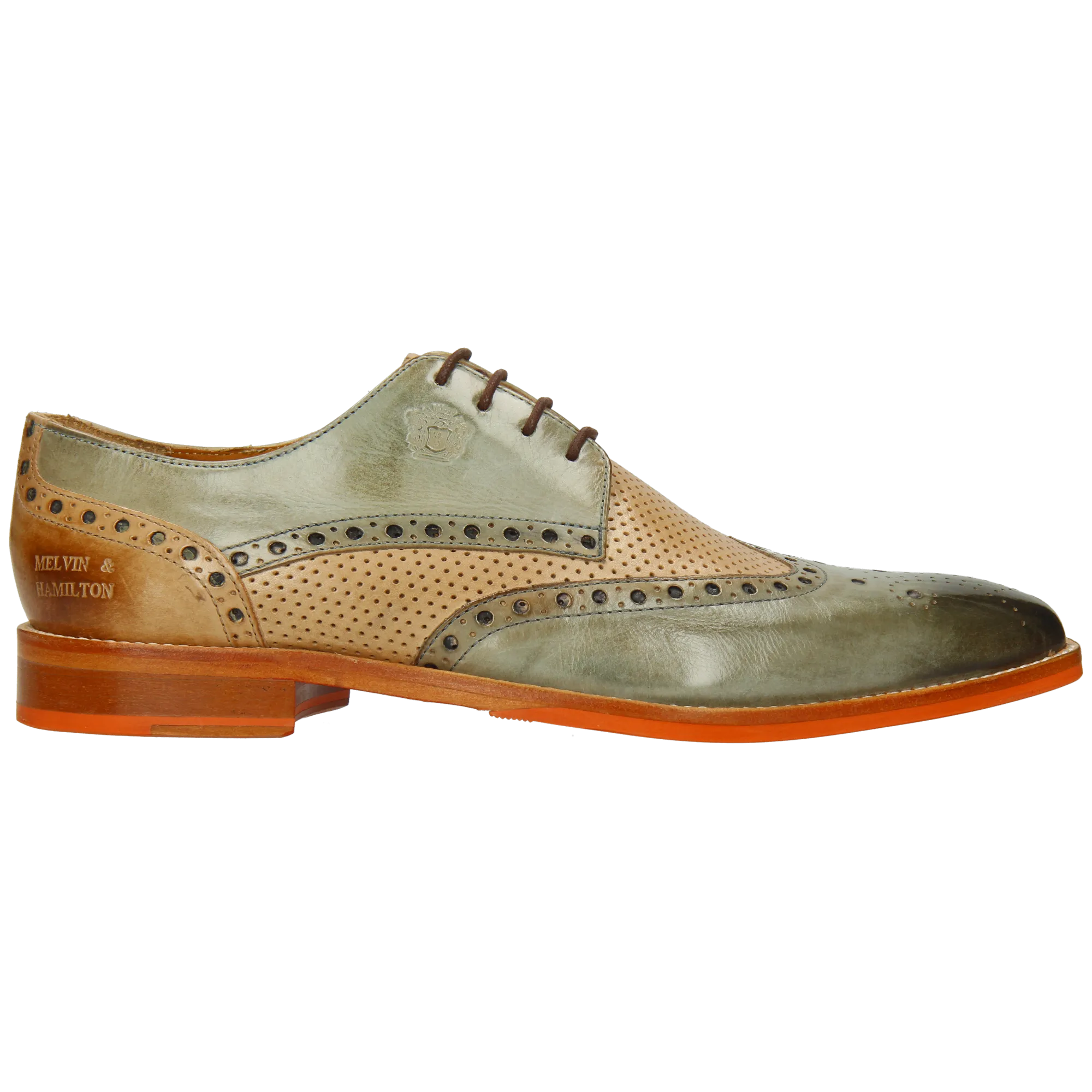Derbies en cuir Gris MARTIN 15