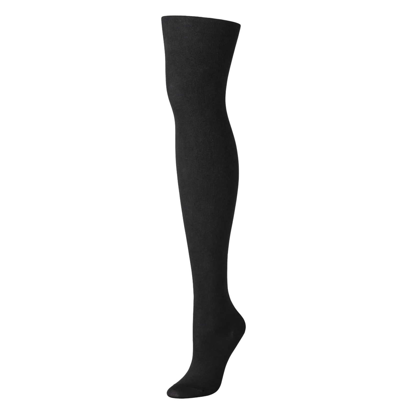 Collants velours en coton mélangé Noir
