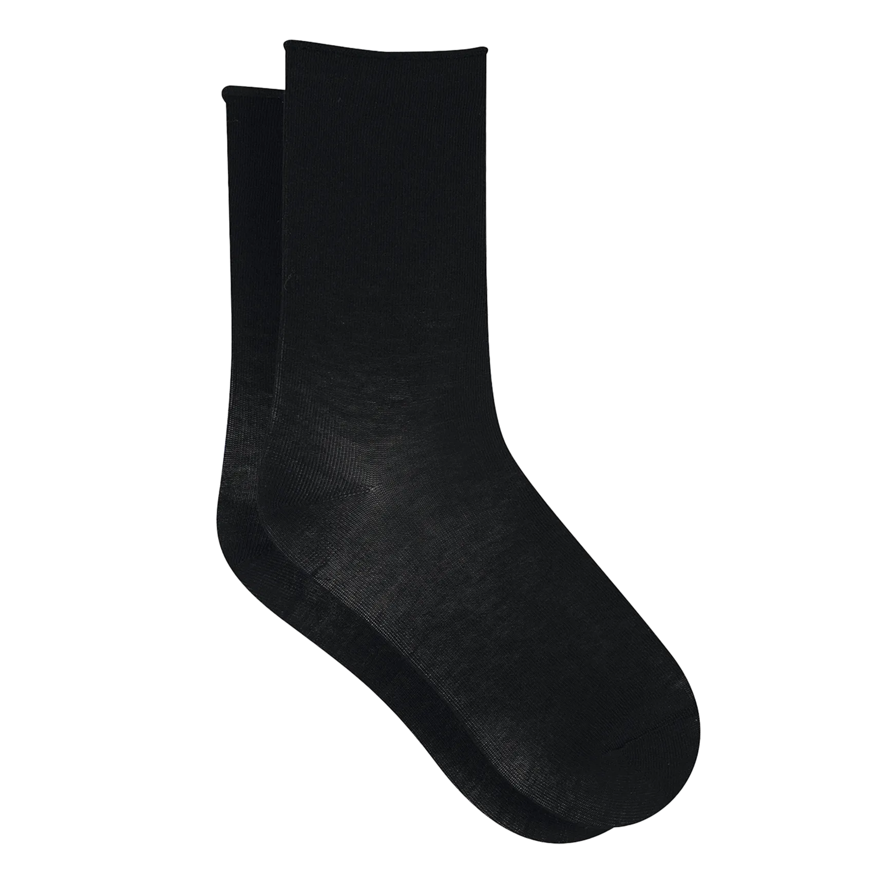 Chaussettes en coton mélangé Noir FLEUR DE PEAU