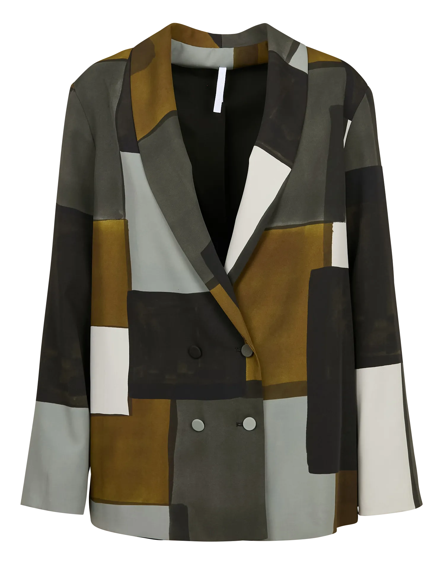 Veste de tailleur imprimée Gris