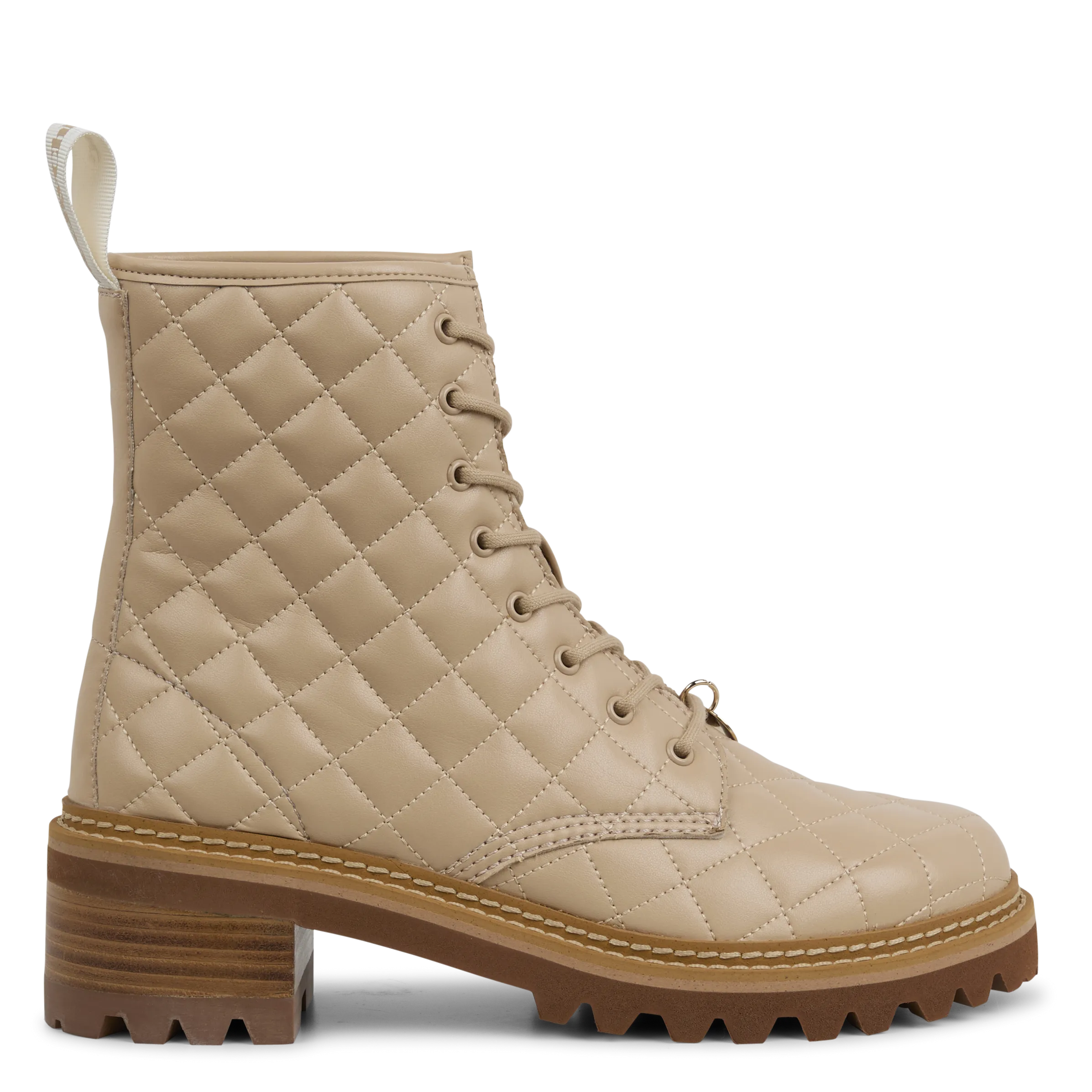 Boots en cuir Beige JODIE