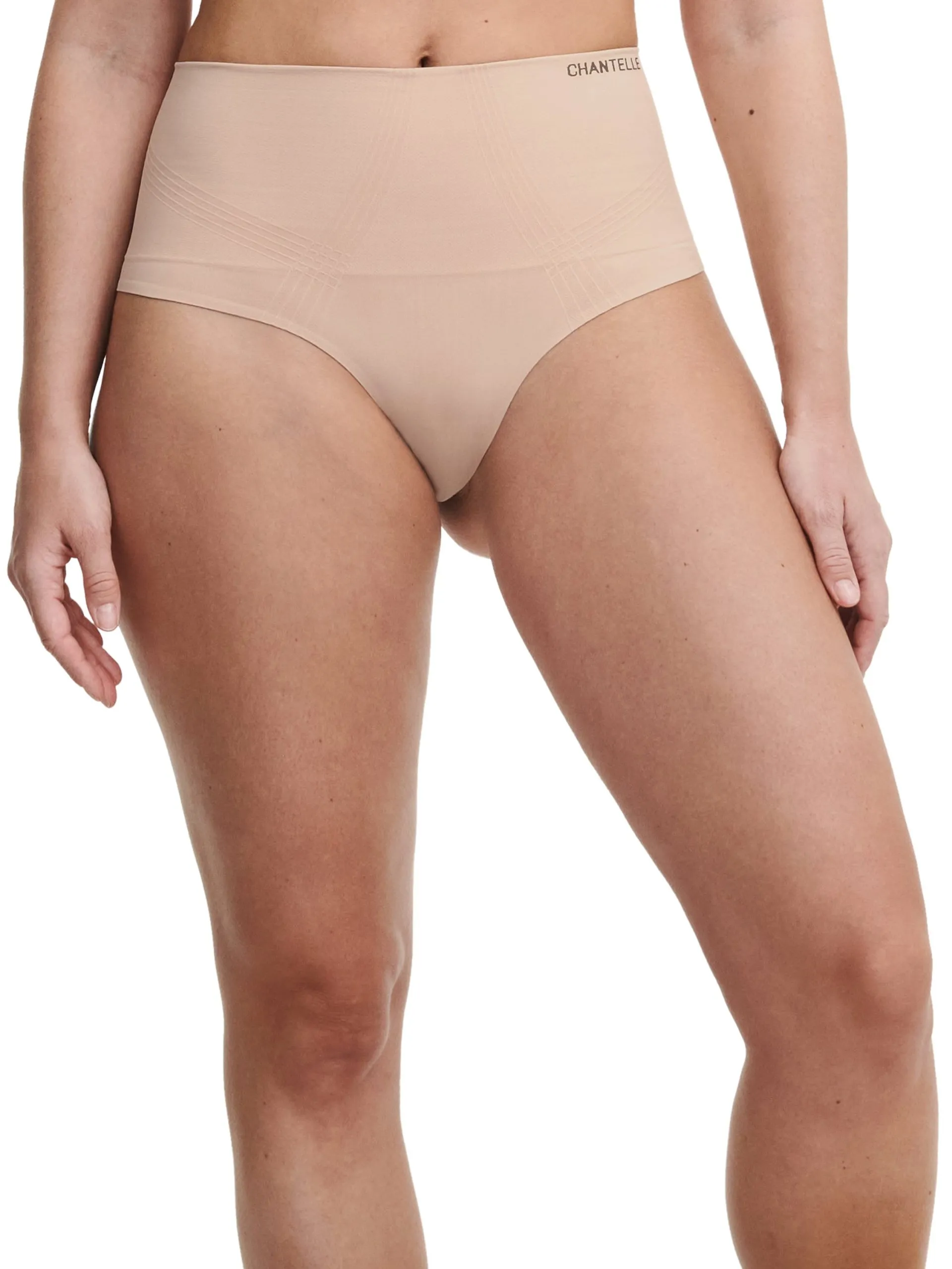 String gainant taille haute Beige SMOOTH COMFORT