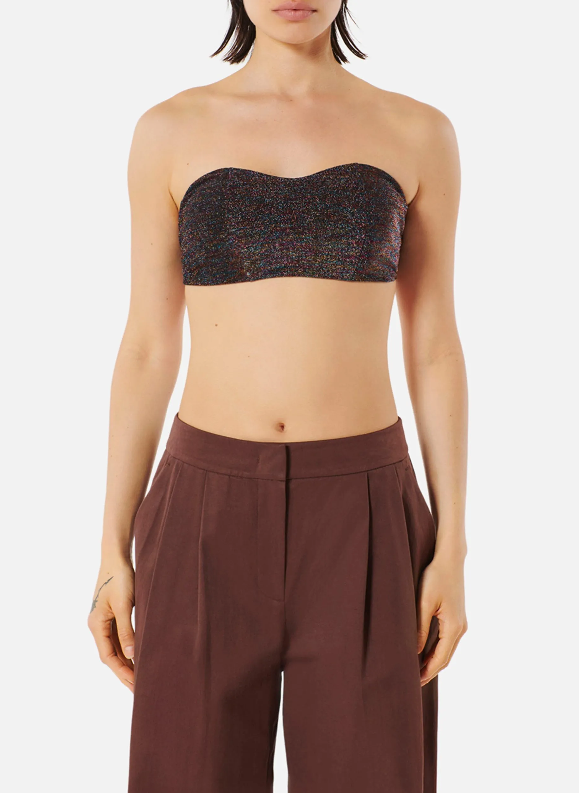 Bandeau à fils métallisés Marron ALT