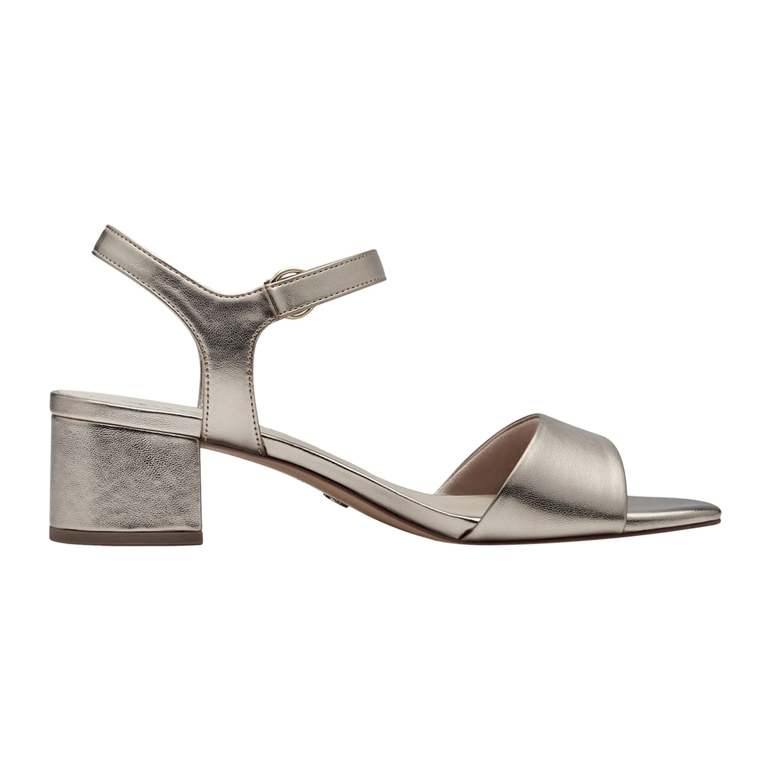 Sandales à talon Doré