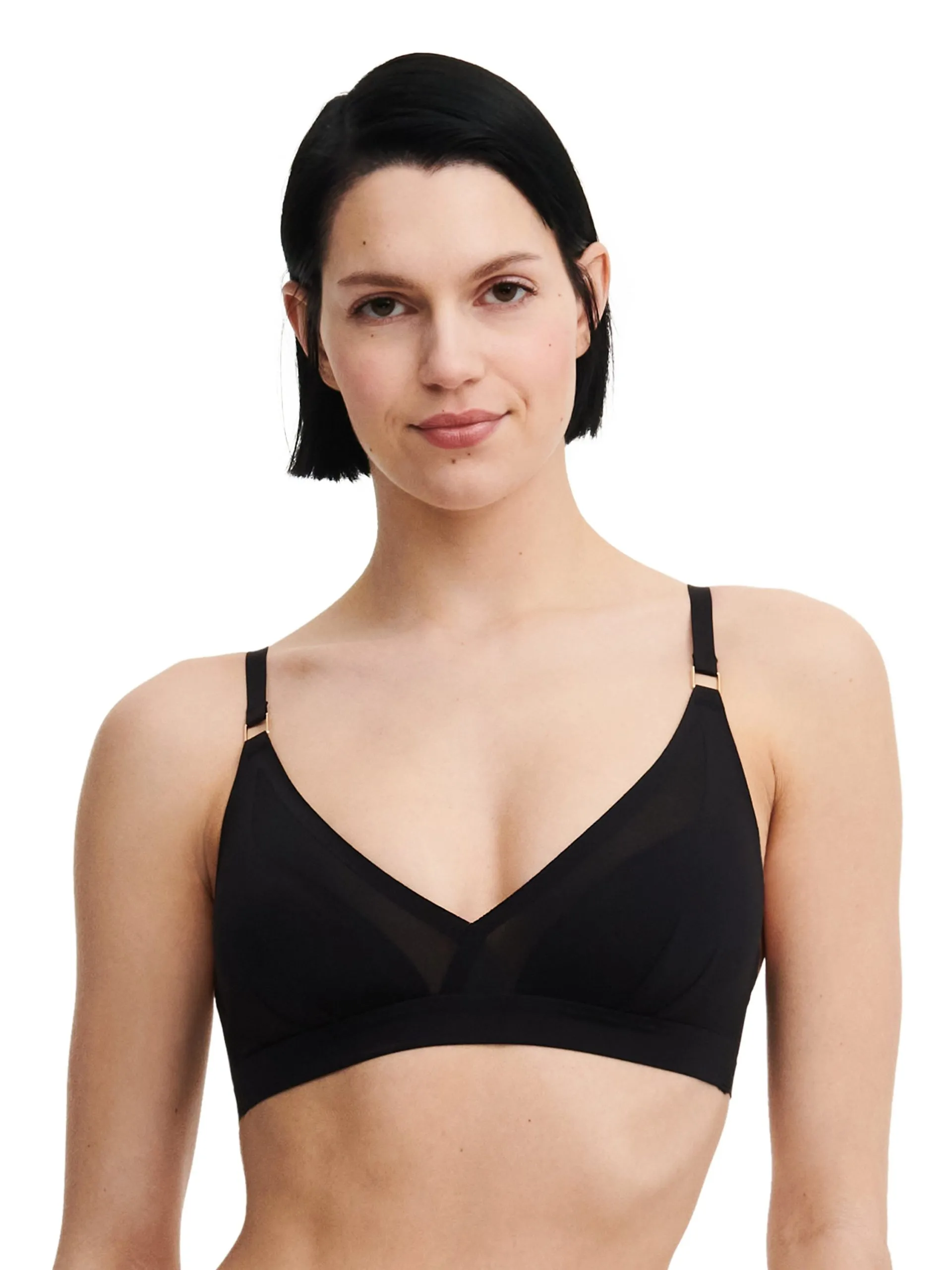 Soutien-gorge sans armature triangle Noir PURE LIGHT