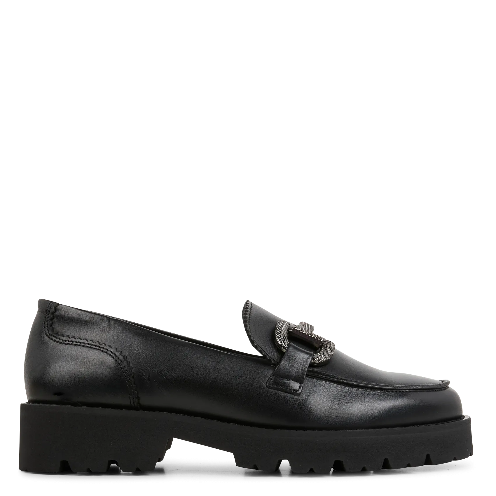 Mocassins en cuir Noir FRIVOLE