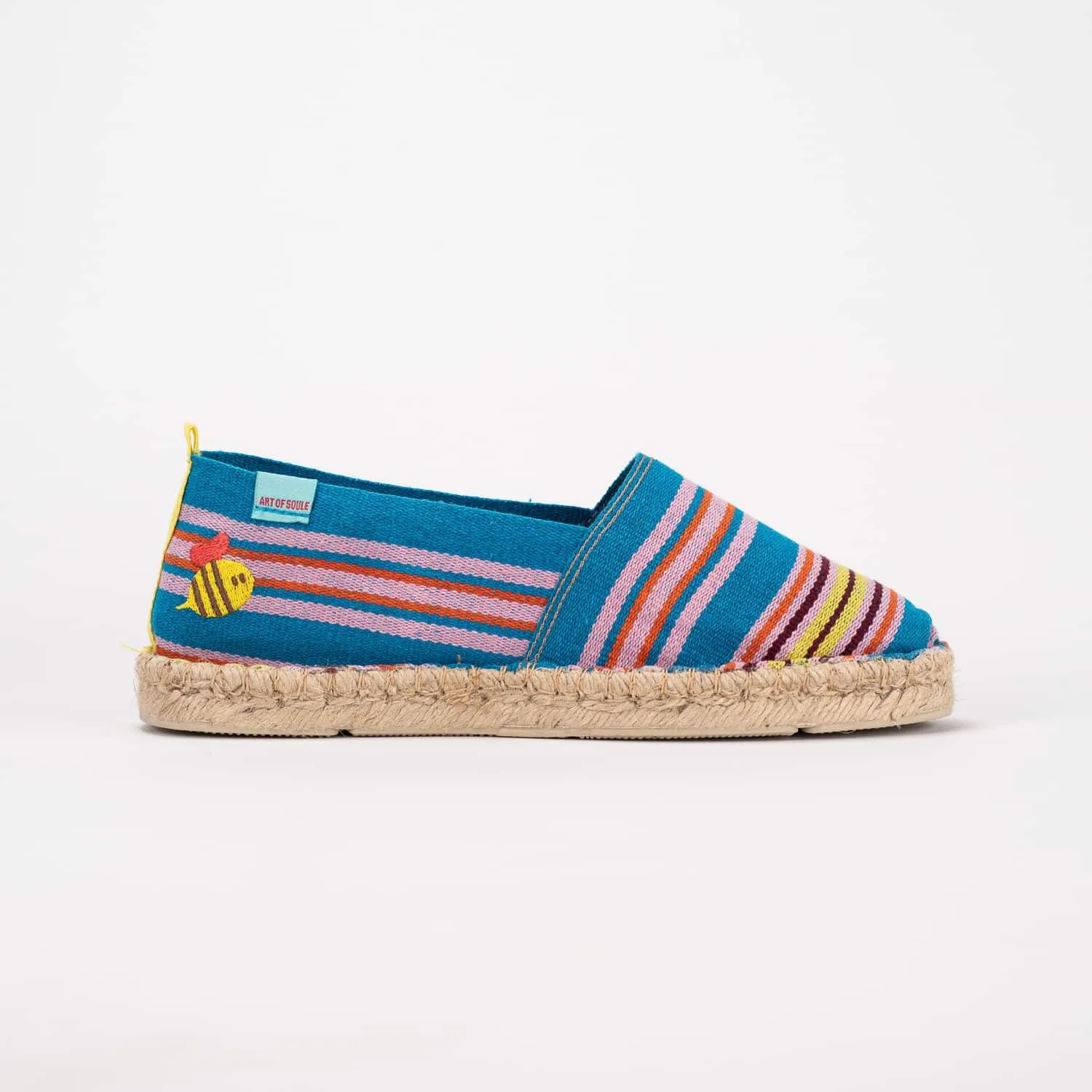 Espadrilles rayées Bleu STRIPE