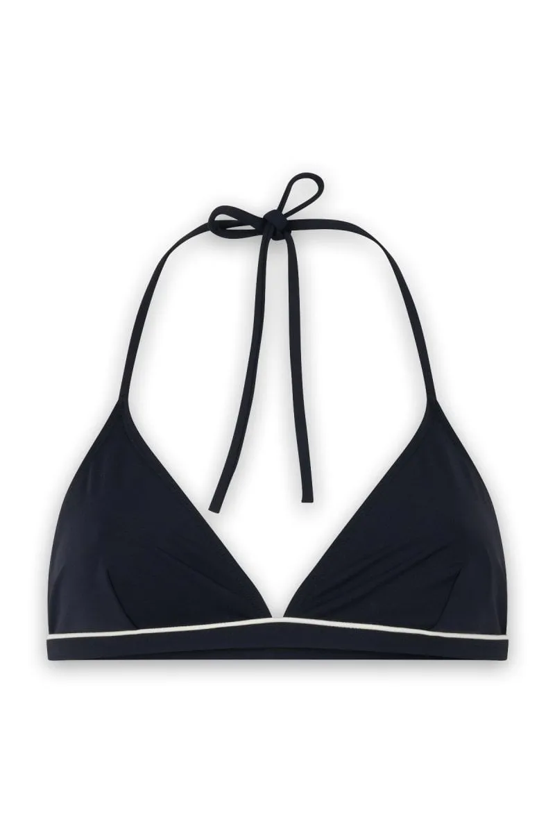 Maillot de bain haut de bikini triangle Noir TRIANGLE L'AGITATEUR UNI