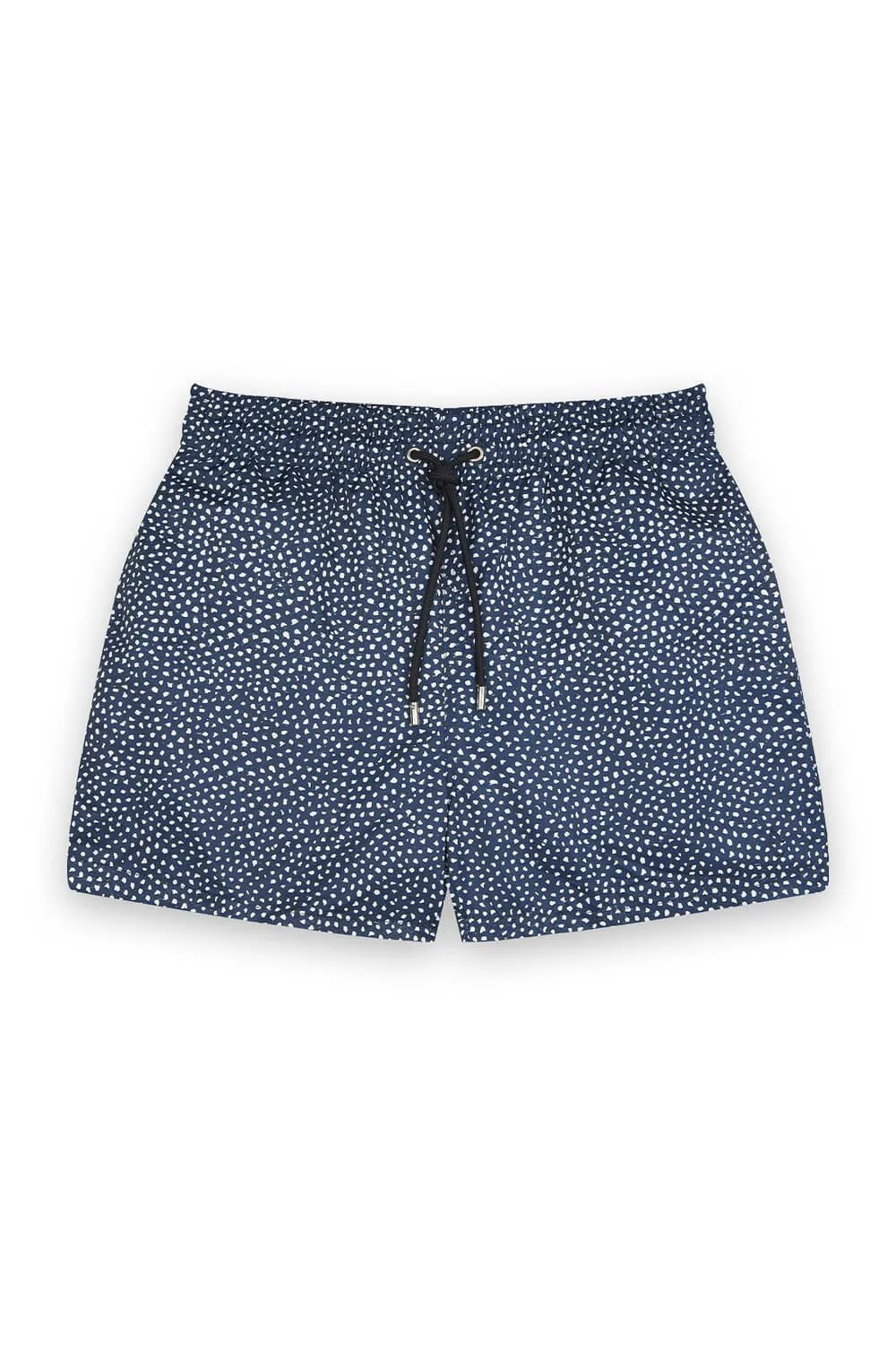 Short de bain imprimé ceinture élastique Bleu ABYSSES