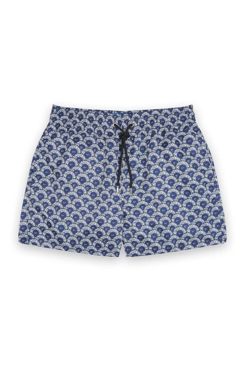 Short de bain imprimé ceinture élastique Bleu RÉCIFS