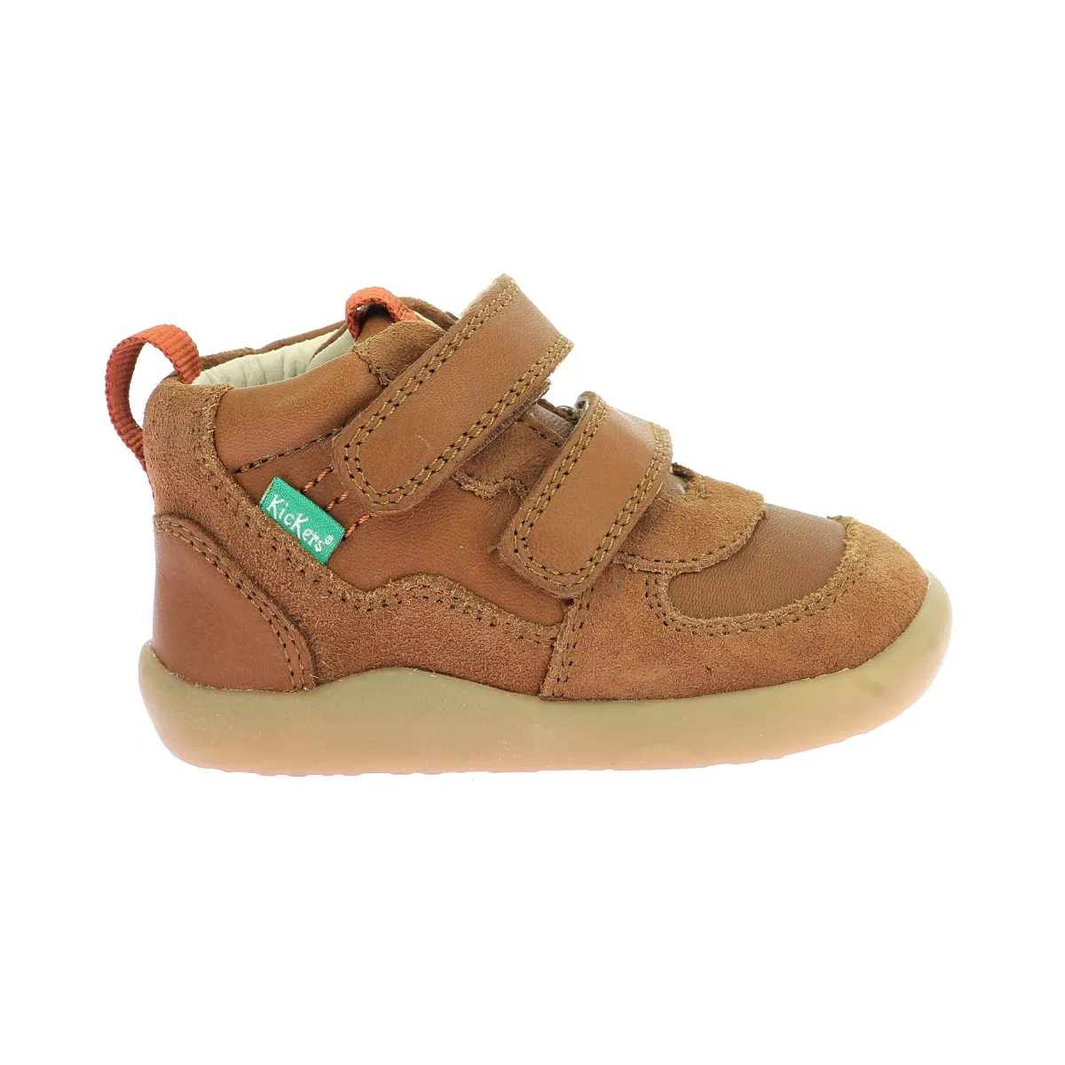 Sneakers hautes cuir Marron KICKFRESHO