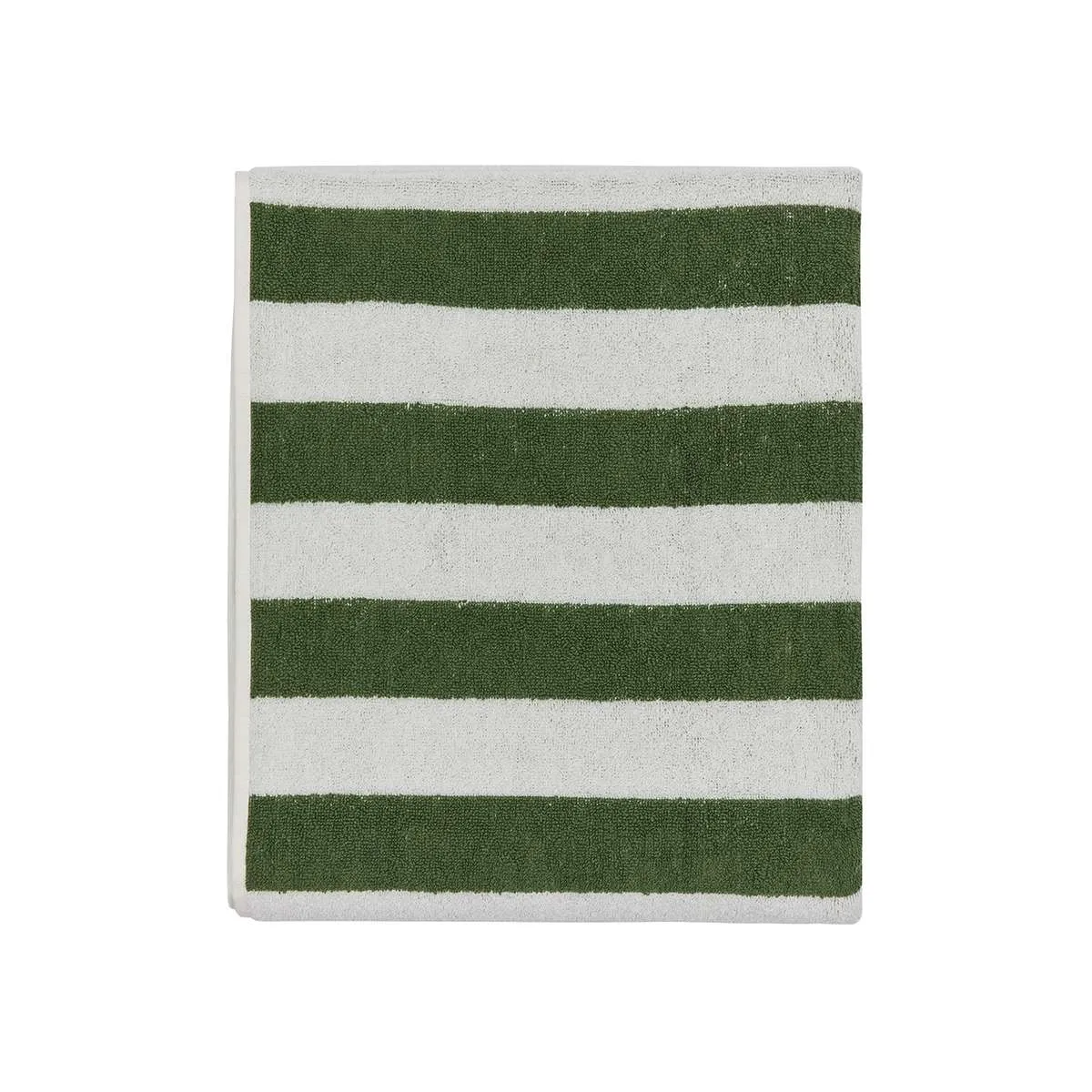 Serviette de bain en coton organique Vert