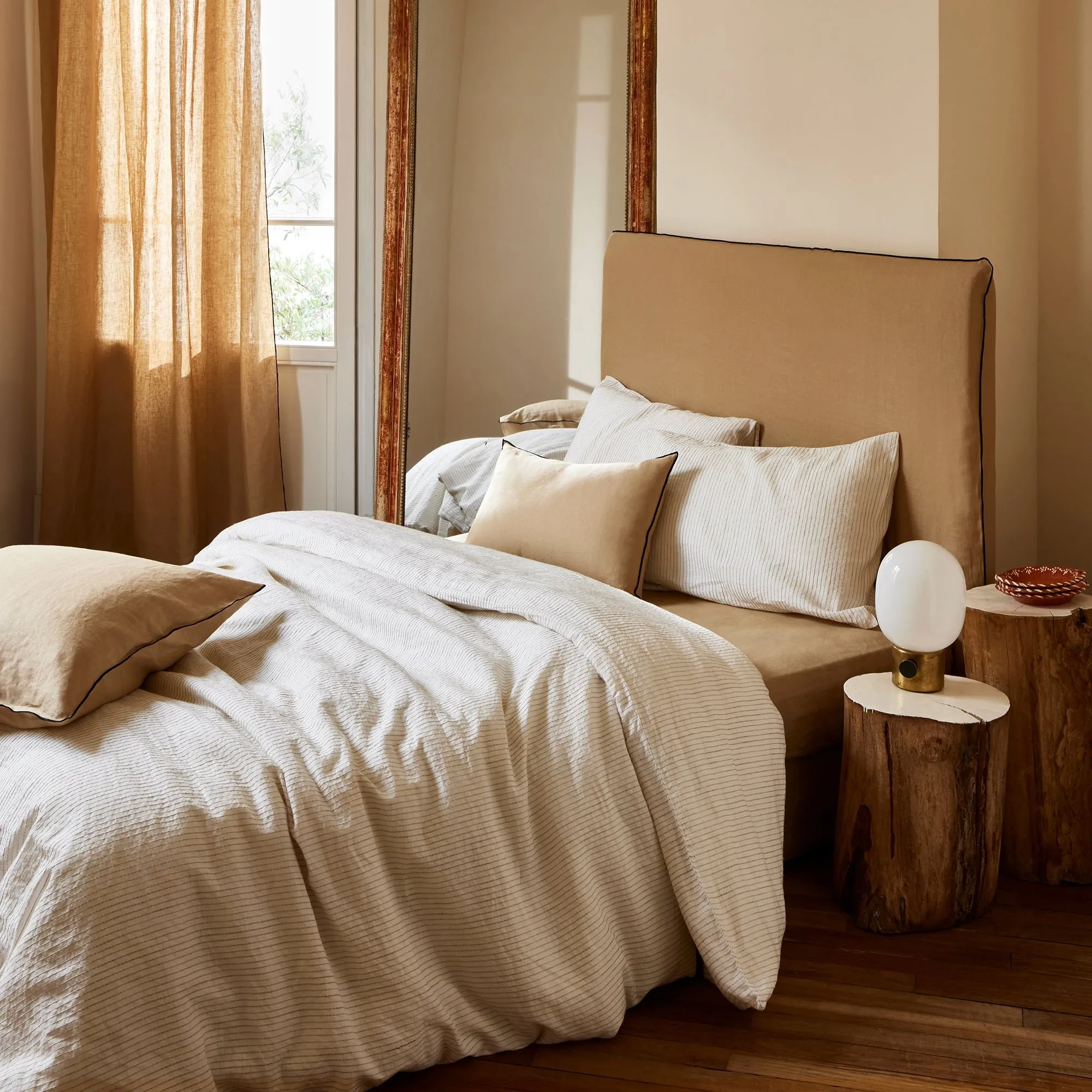 Housse de couette Beige ELIE