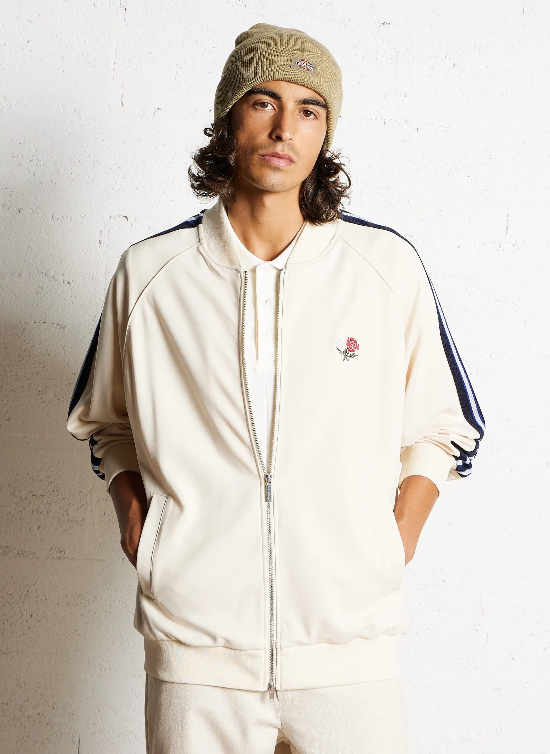 Veste de survêtement vintage Beige STERLING