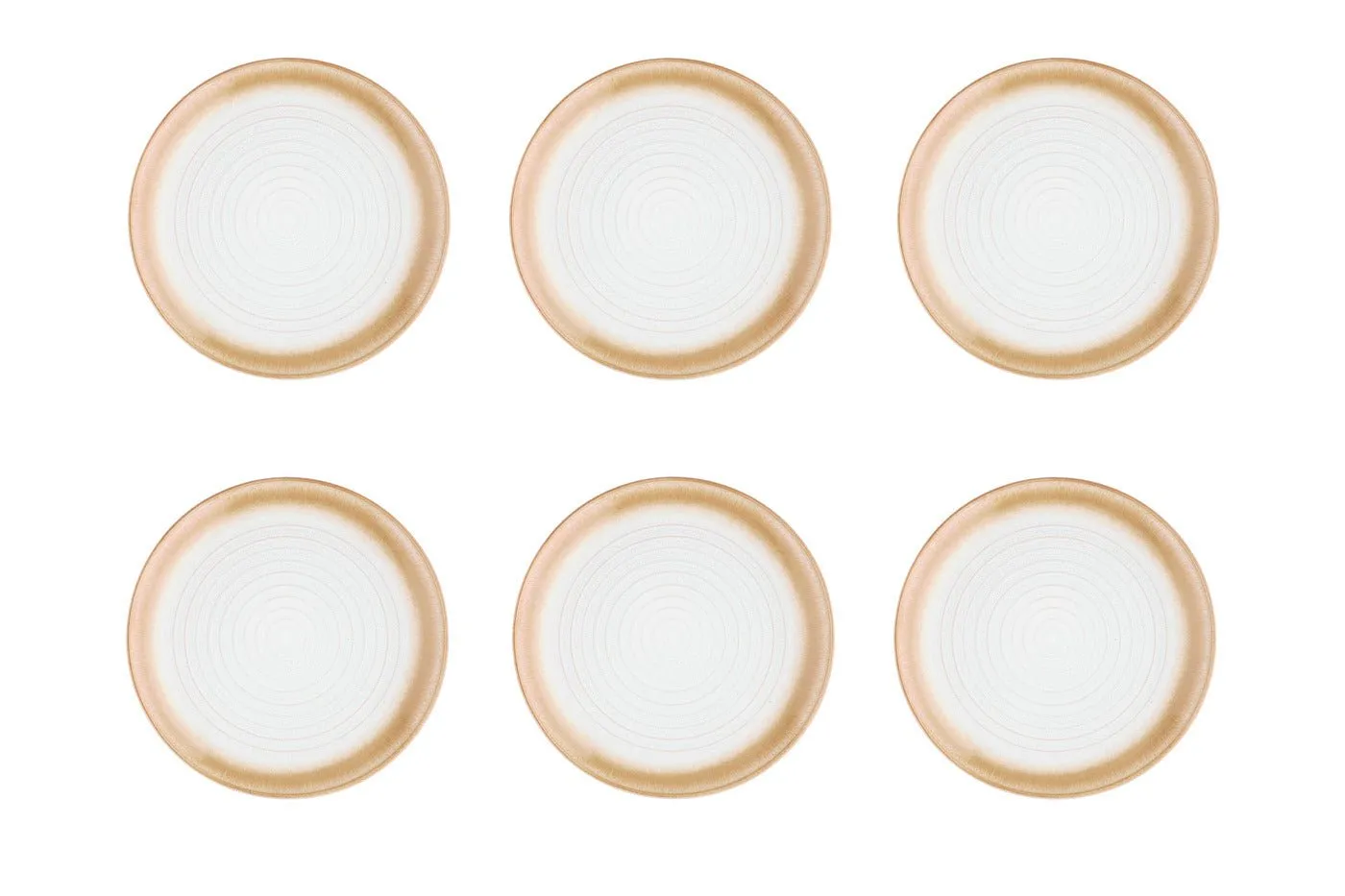 Assiette cosmos ø21,5cm - 6 pièces - azur Beige
