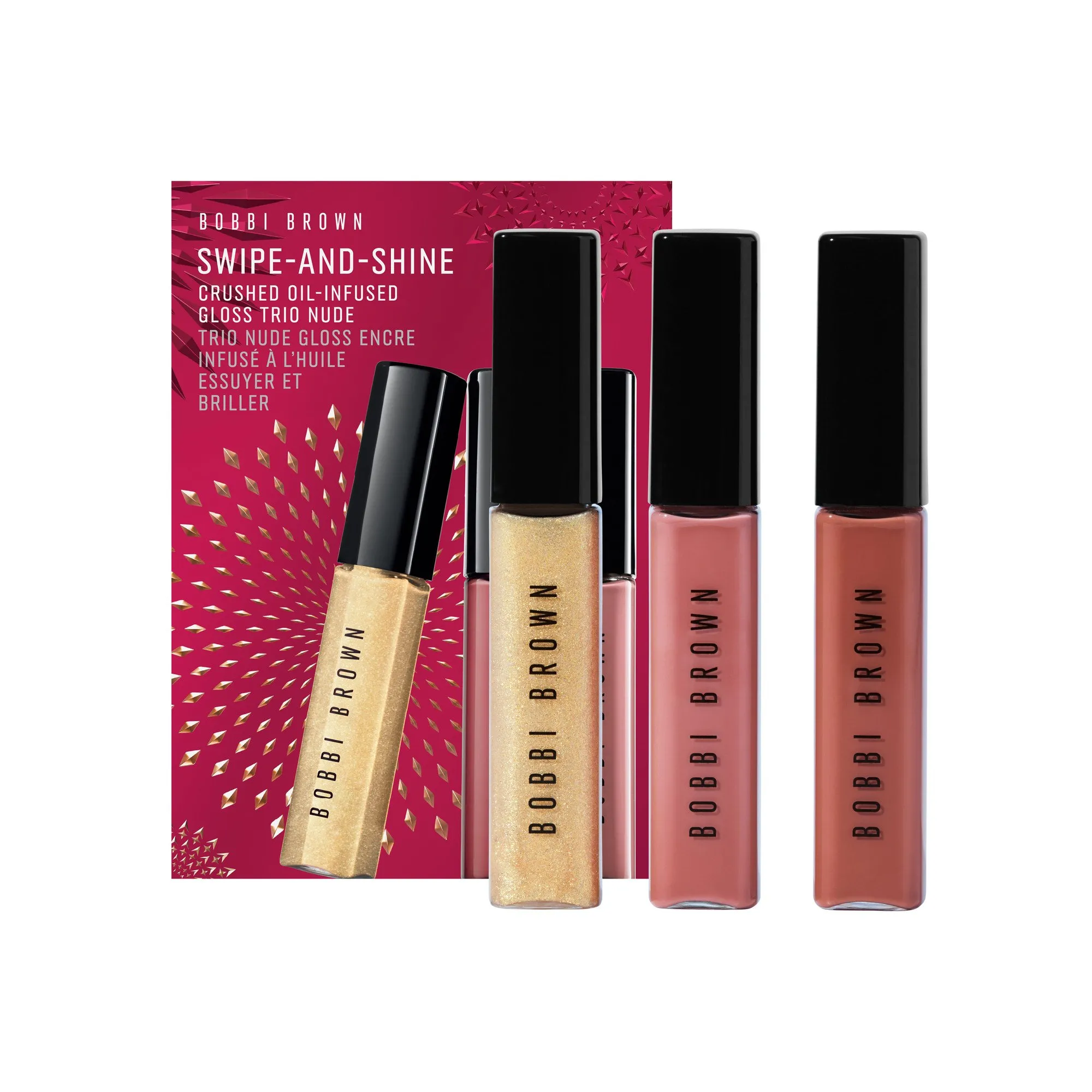 Swipe and Shine Crushed OilInfused Gloss Trio - Trio de mini-gloss