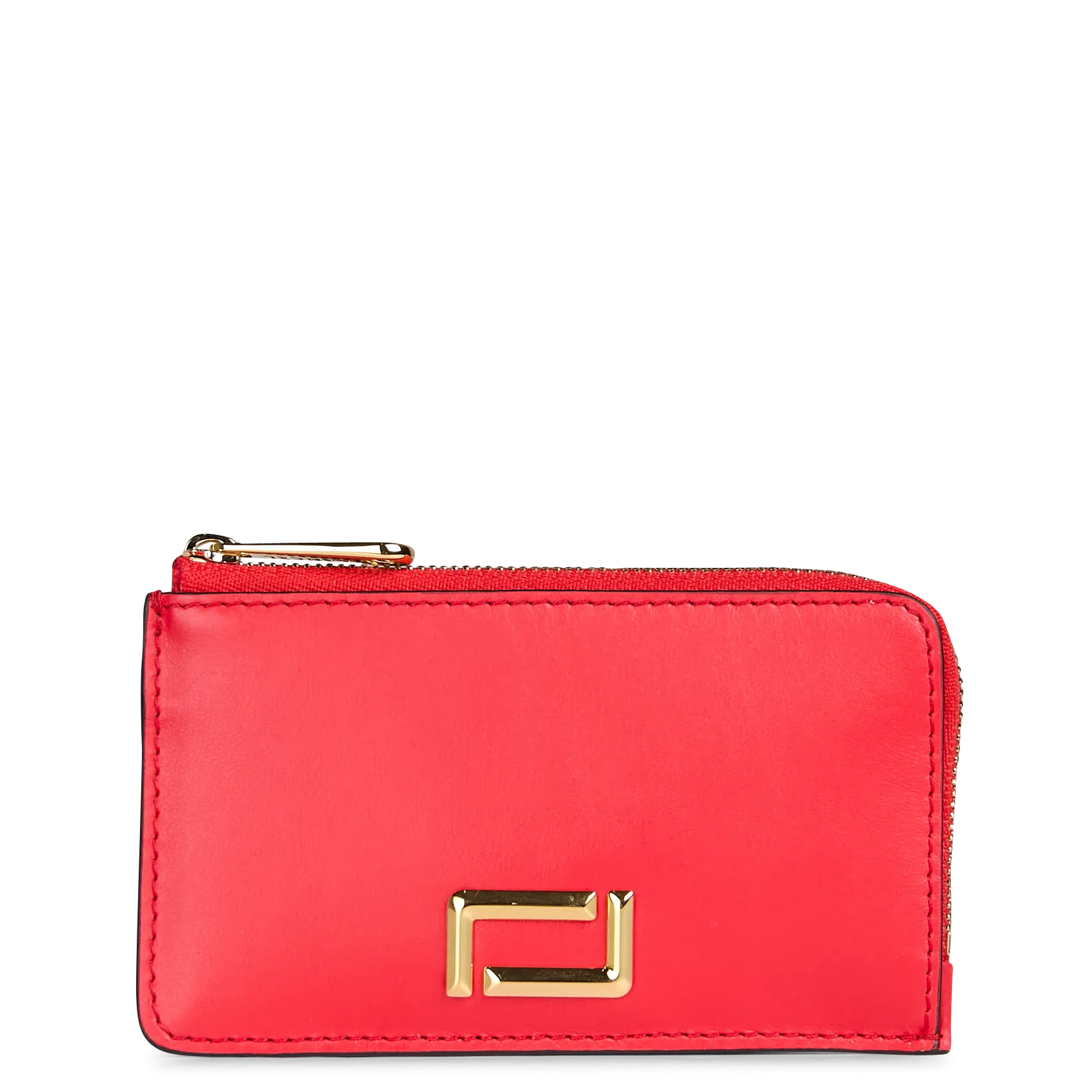 Porte-cartes en cuir Rouge ANGELE