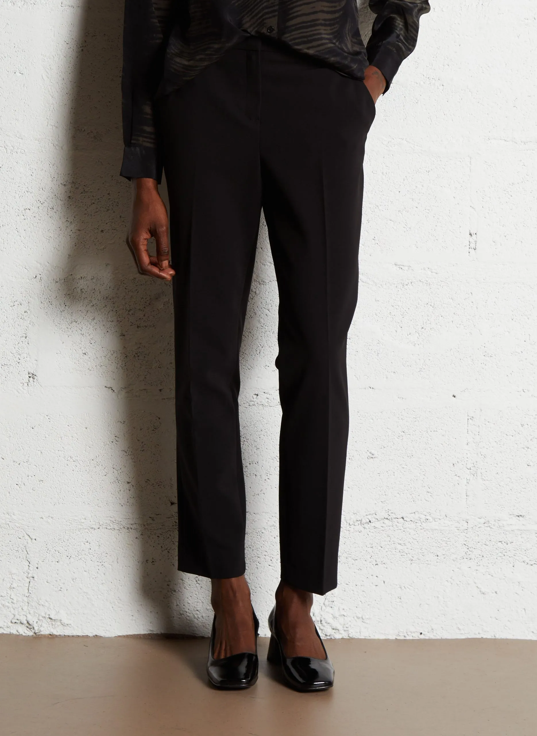 Pantalon droit Noir FELIX