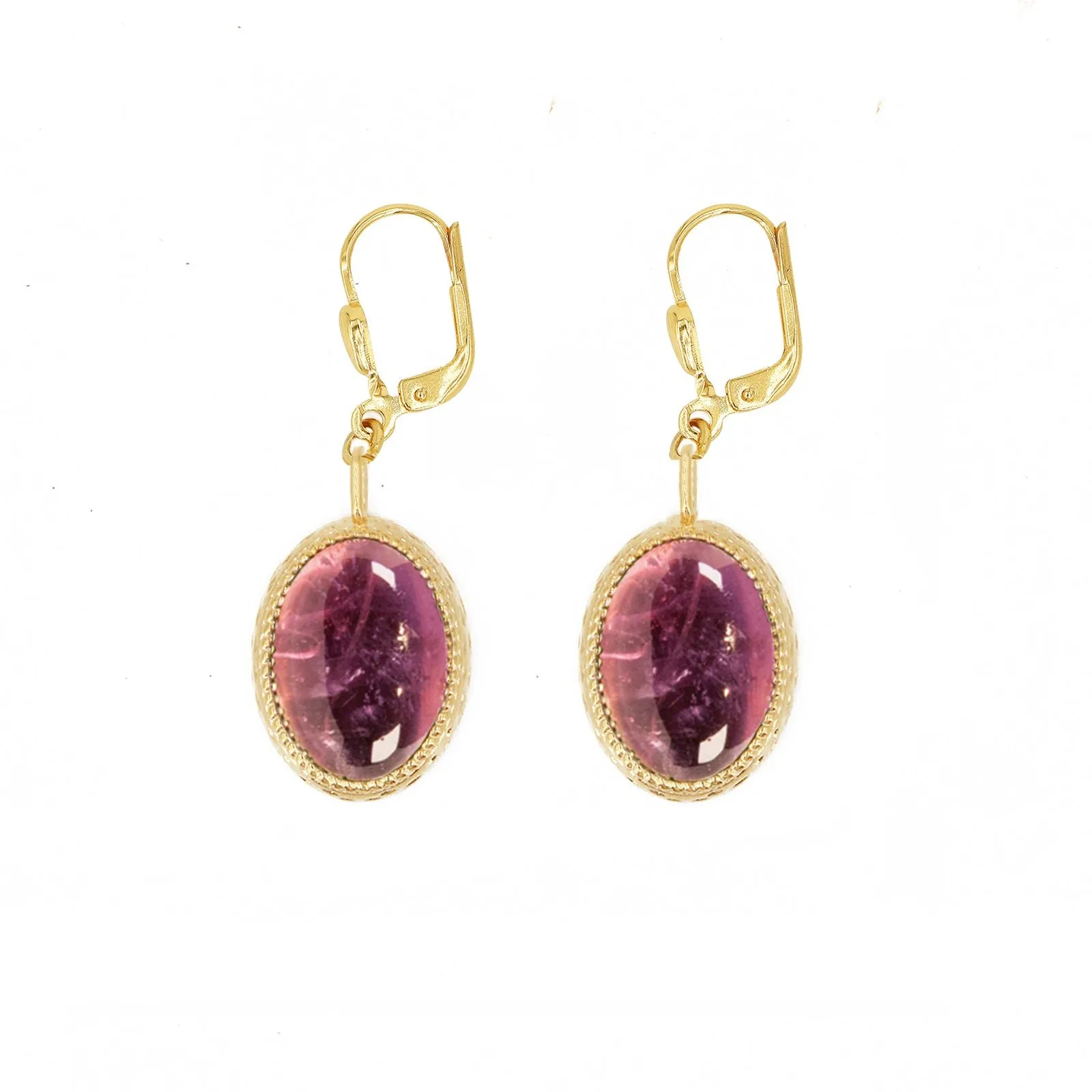 Boucles d'oreilles liv Violet LIV