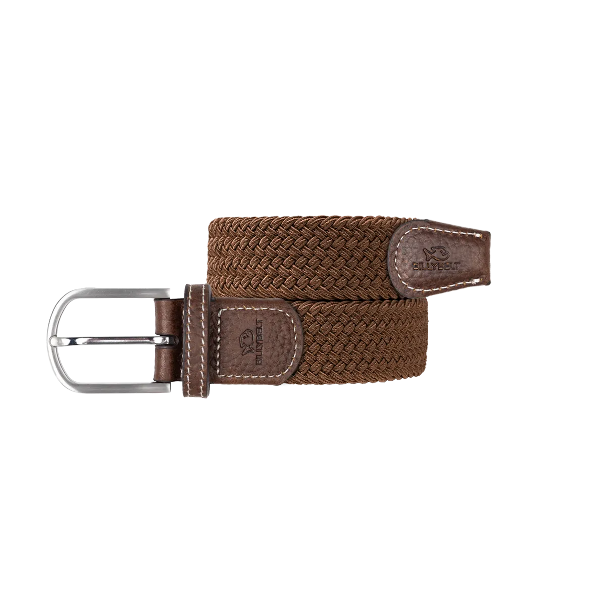 Ceinture tressée élastique unie Marron MARRON CAMEL
