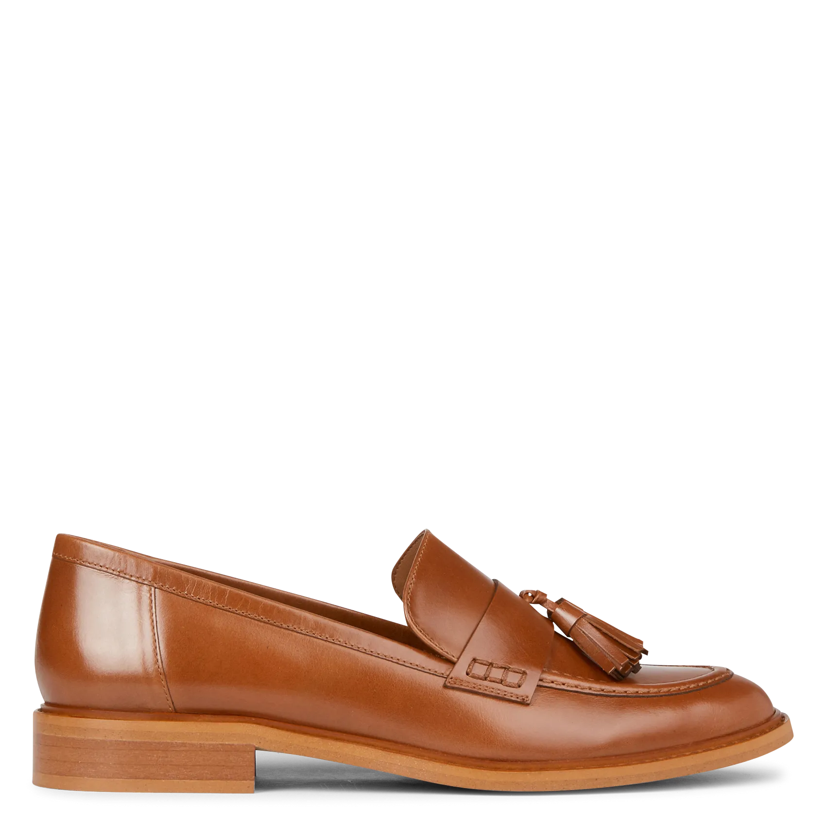 Mocassins à bout rond en cuir Beige ROSA