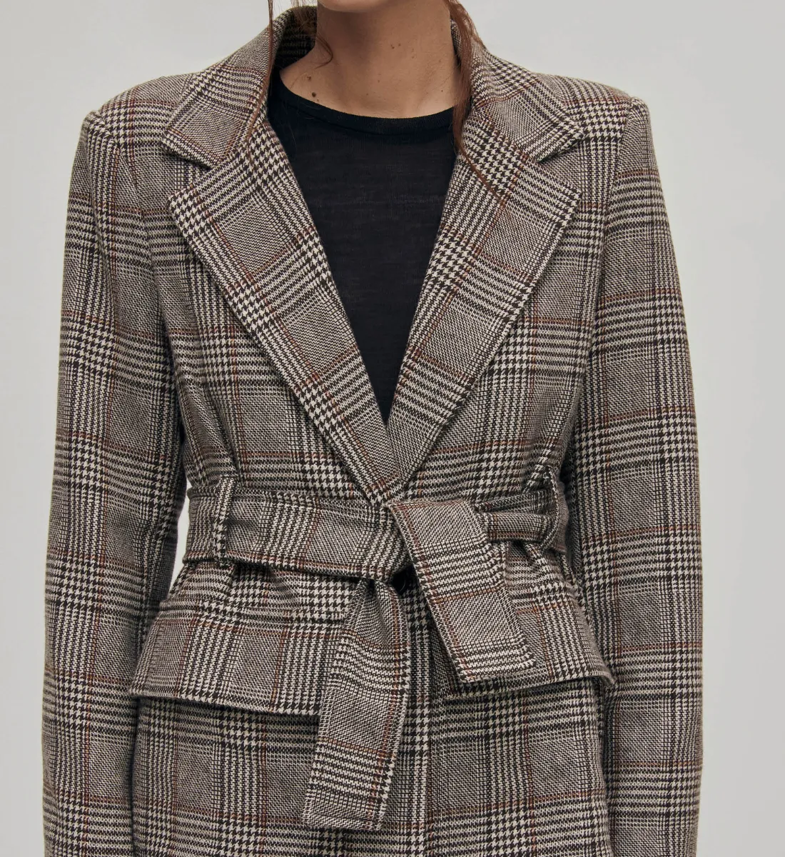 Veste en laine Marron NAGANO