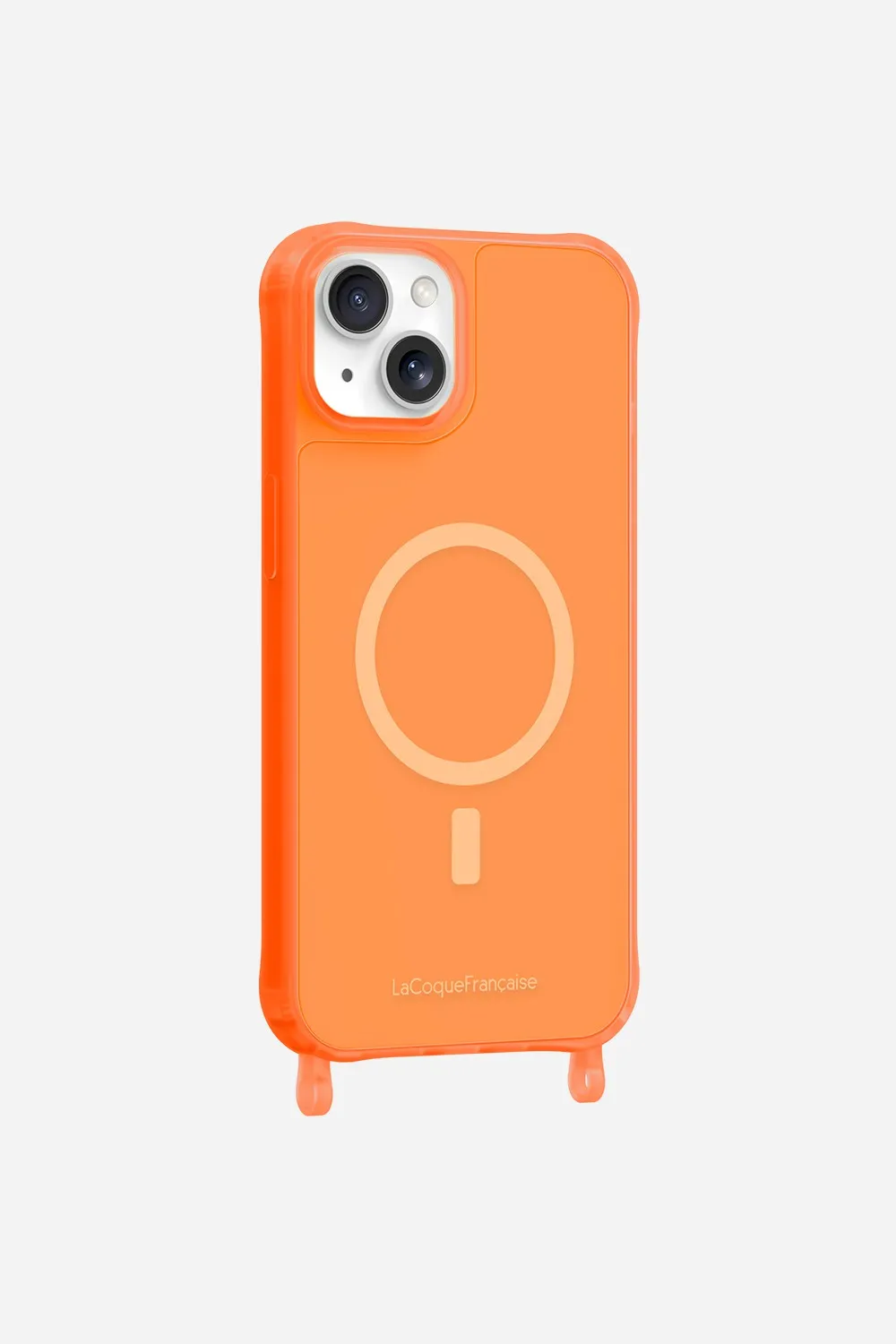 Coque de téléphone magsafe avec anneaux pour iphone 13 Orange