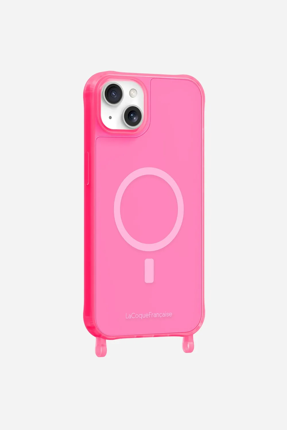 Coque de téléphone magsafe avec anneaux pour iphone 14 plus Rose