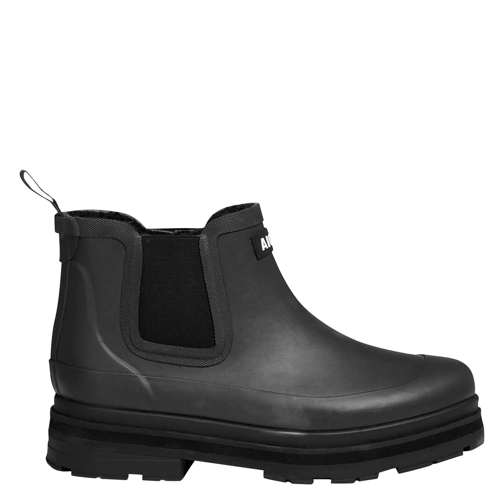 Bottines de pluie doublure en sherpa Noir