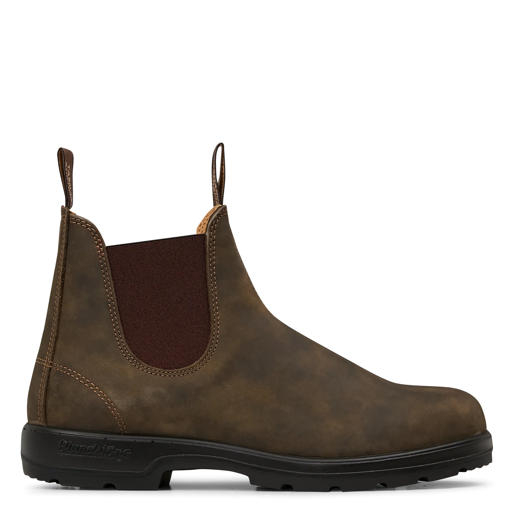 Boots en cuir mélangé Marron CLASSIC CHELSEA