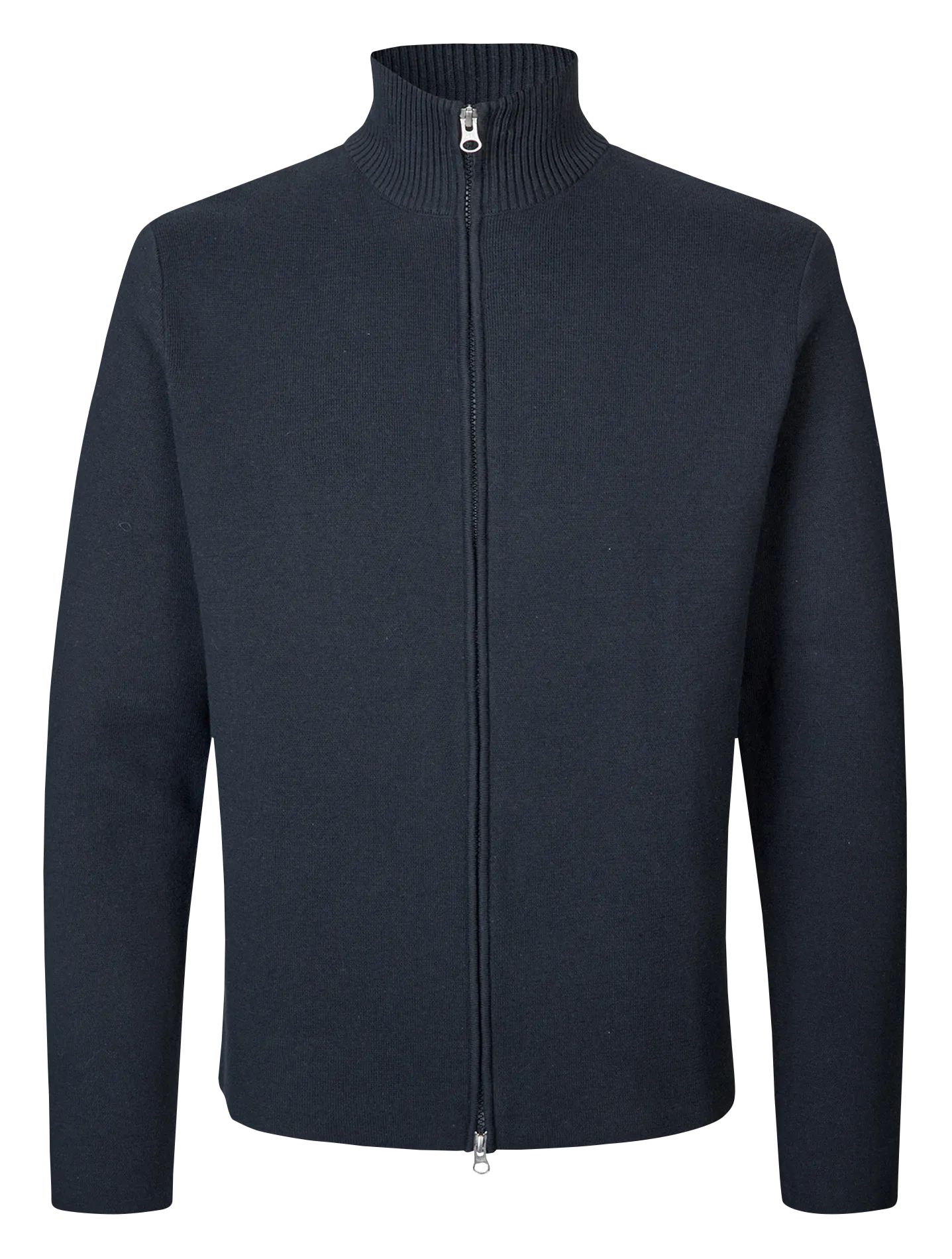 Gilet zippé en coton bio mélangé Bleu SANIKLAS