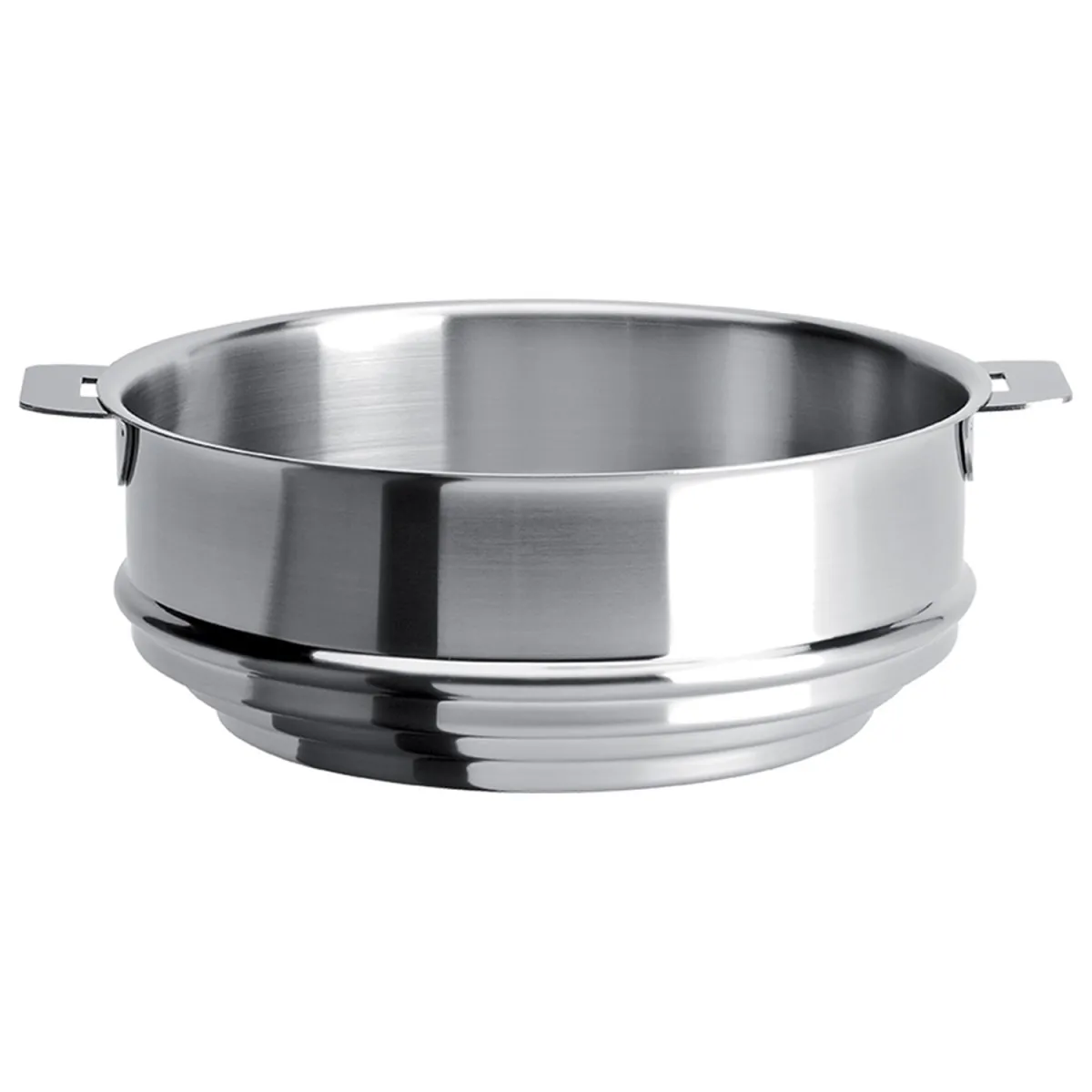 Cuit-vapeur universel inox strate amovible Argent