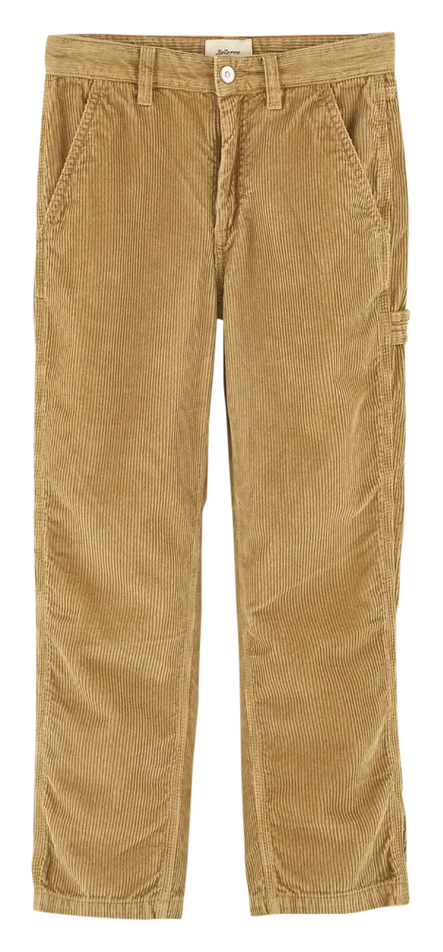 Pantalon droit en velours côtelé Beige PAINTER