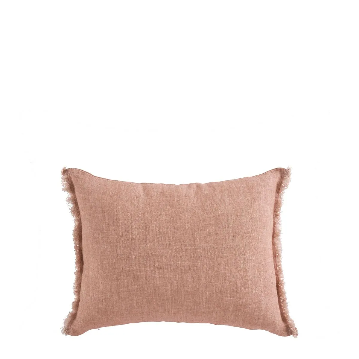 Housse de coussin chloé en lin lavé - blush - 30 x 40 cm Orange CHLOÉ