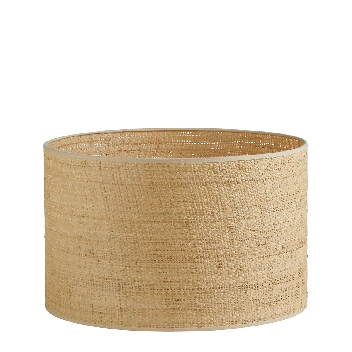 Abat-jour cylindrique raphia - diam. 45 cm Marron