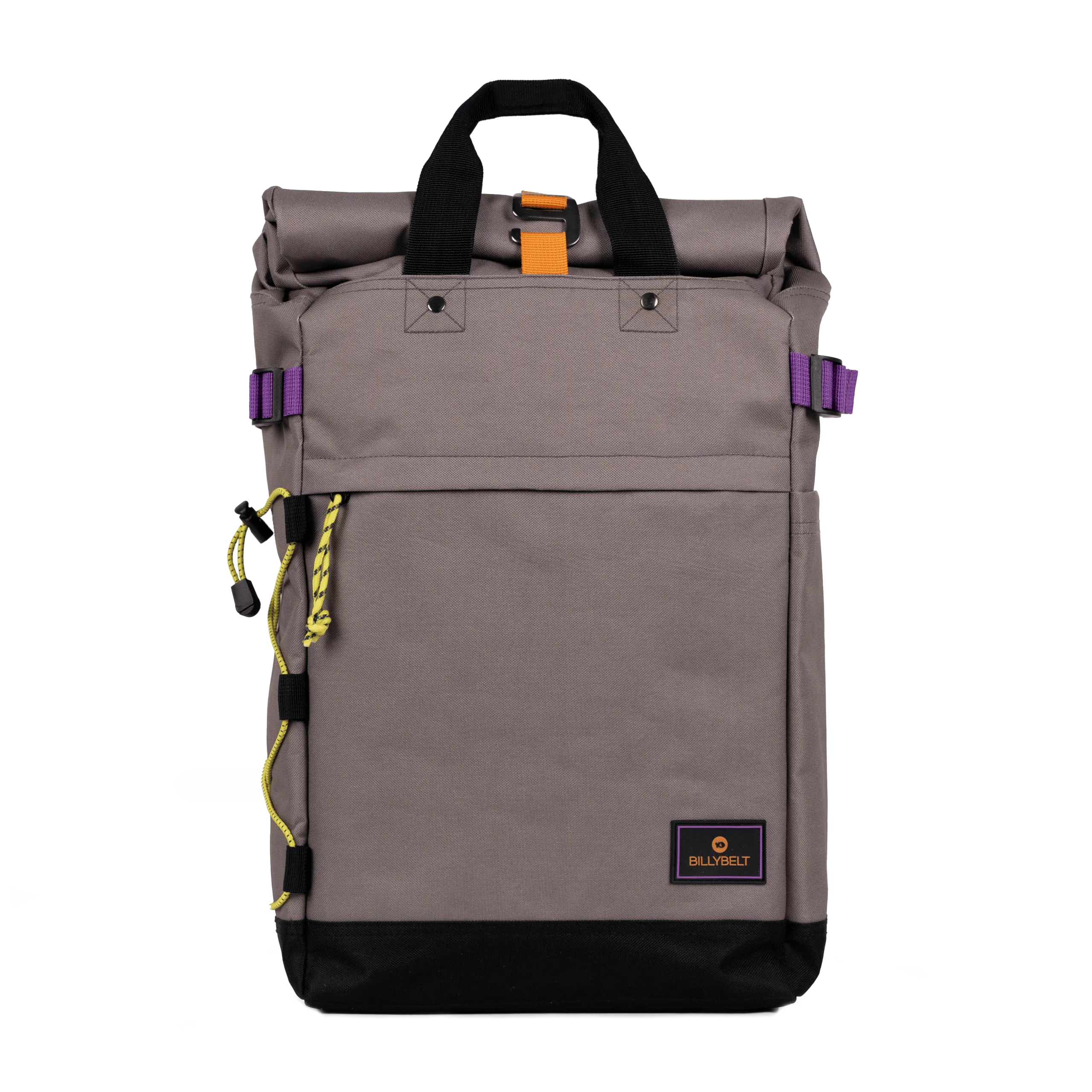 Sac à dos en polyester recyclé rolltop Marron TAUPE