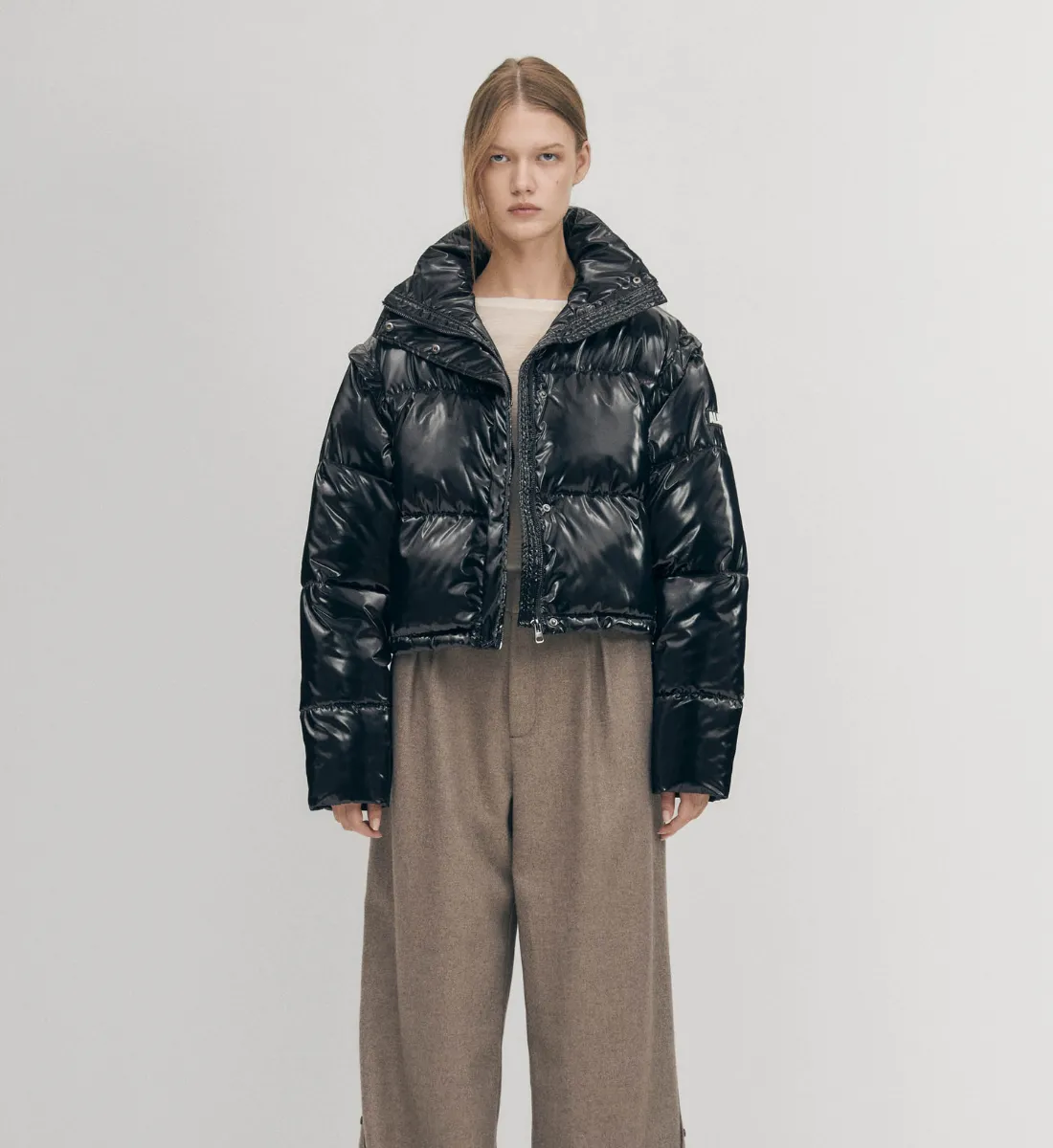 Doudone rembourrée de duvet synthétique Noir CHICAGO