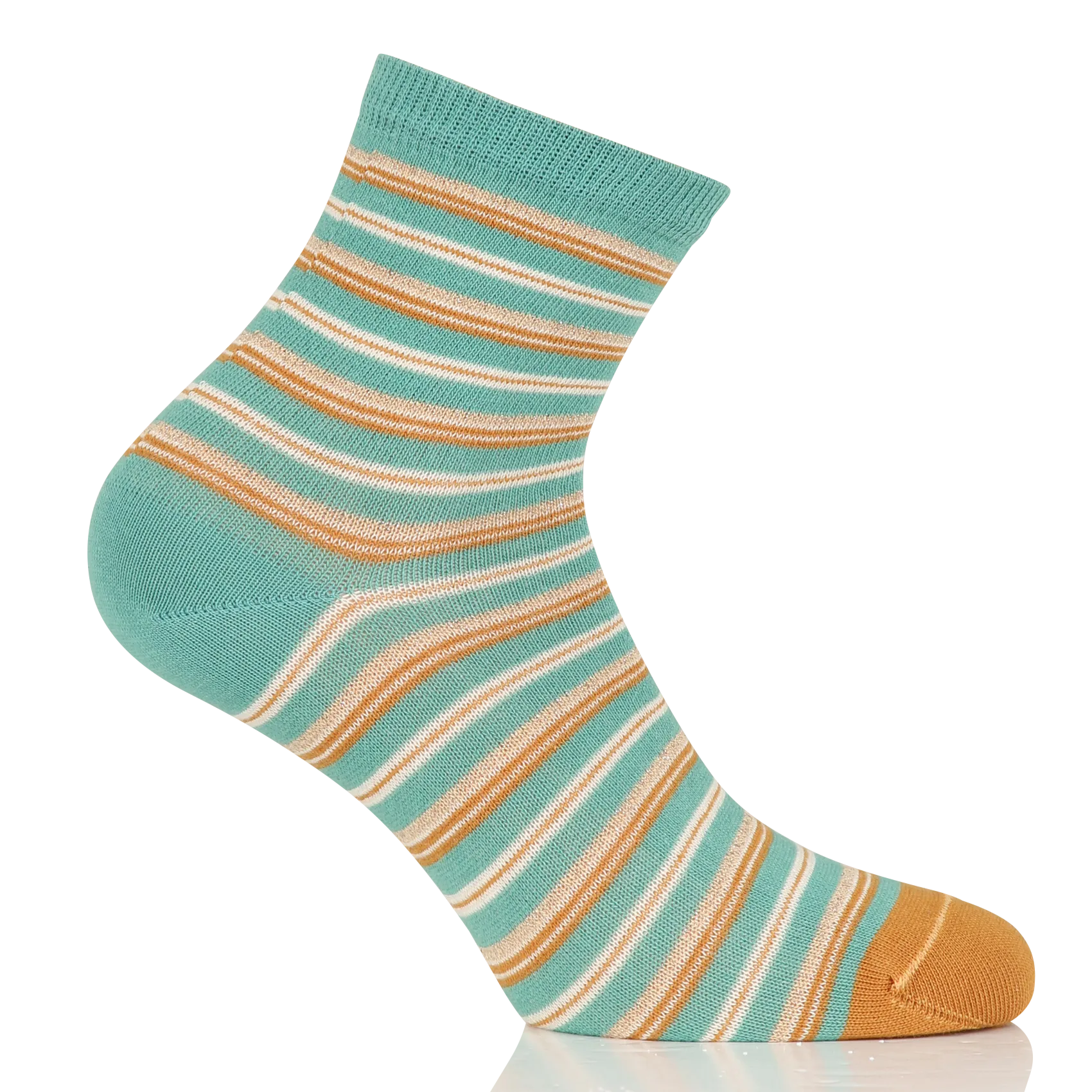 Chaussettes rayées Vert