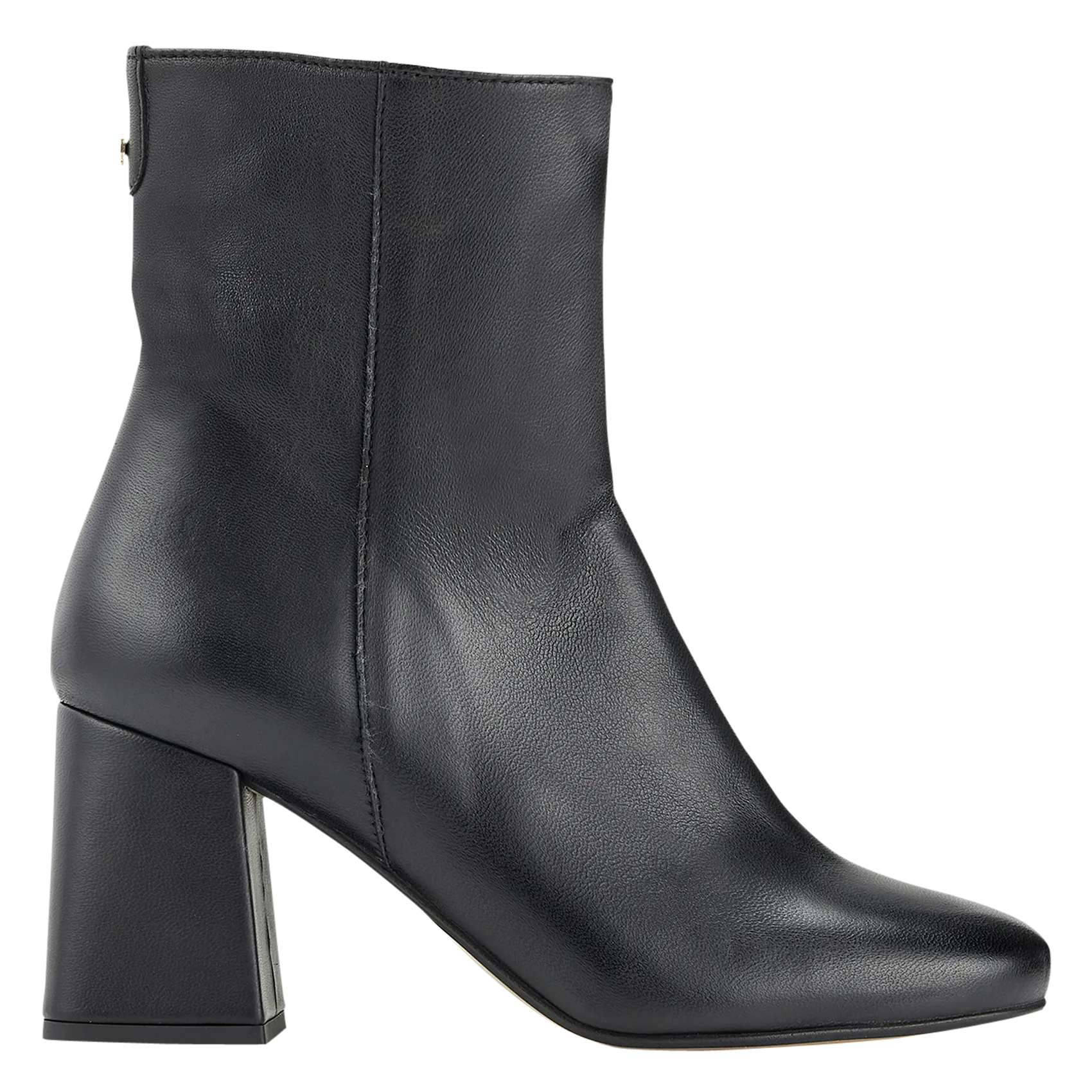 Bottines à talons en cuir Noir LAURY