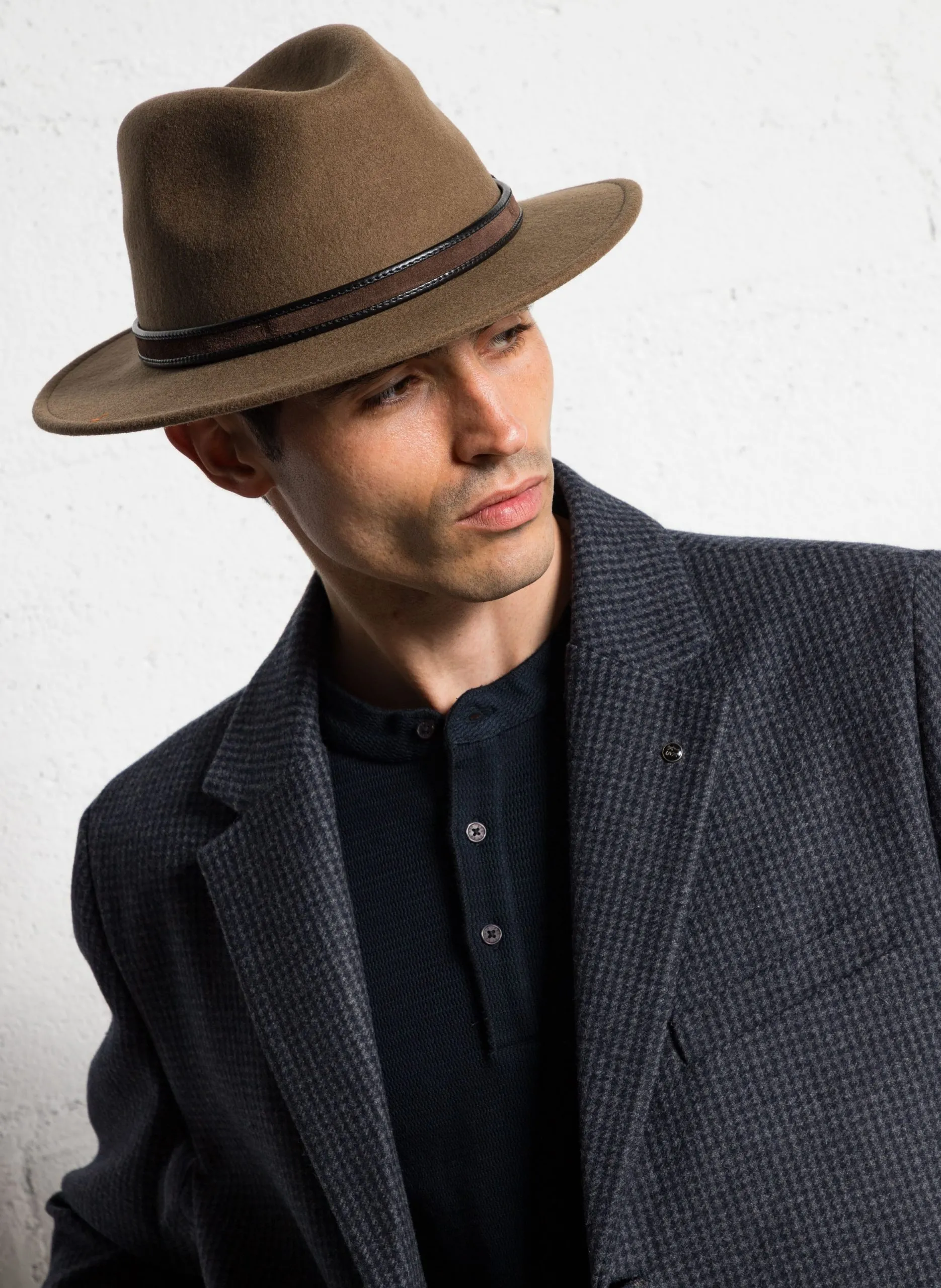 Chapeau en feutre laine Multicolore