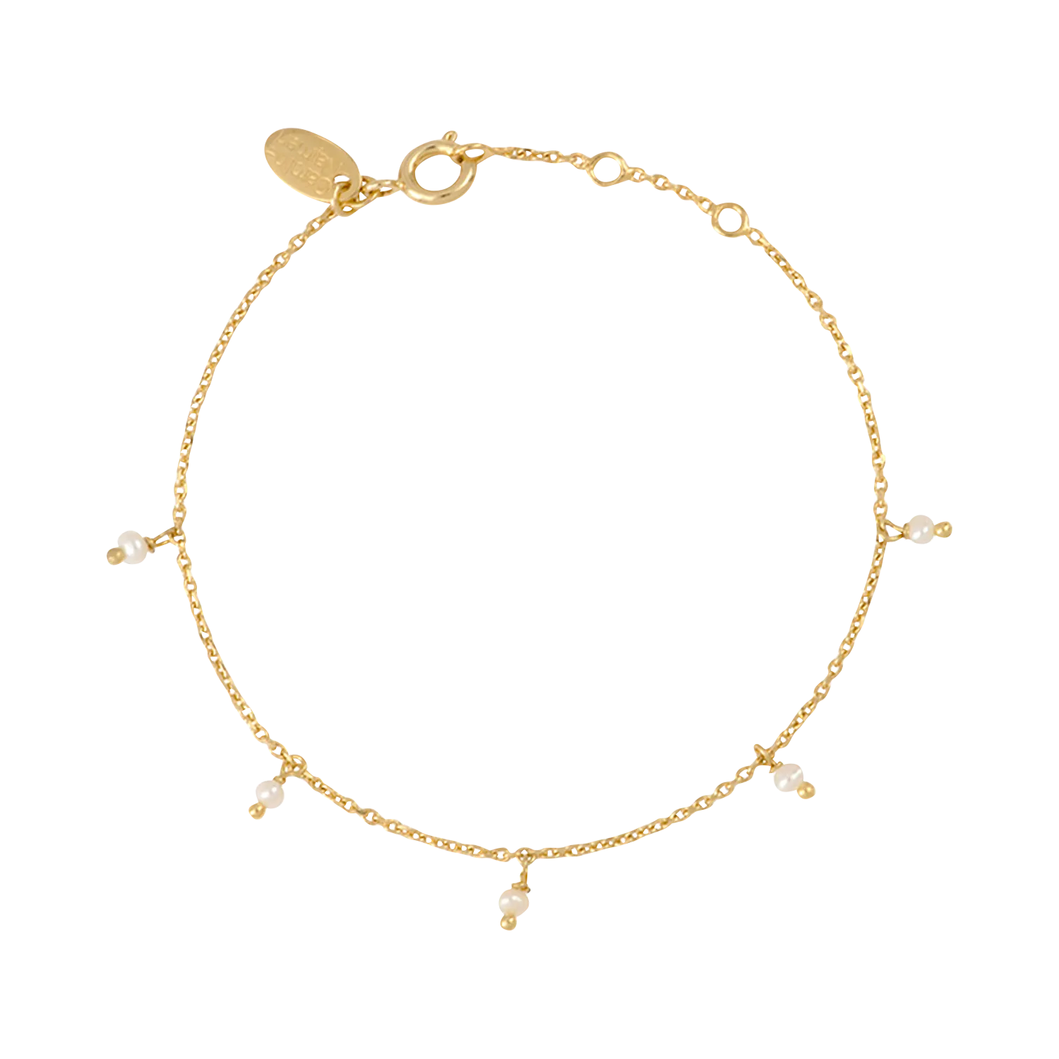 Bracelet en laiton Blanc MILADY