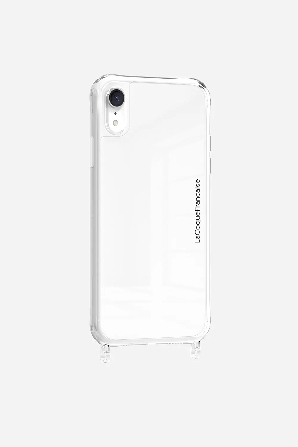Coque de téléphone avec anneaux pour iphone xr Argent