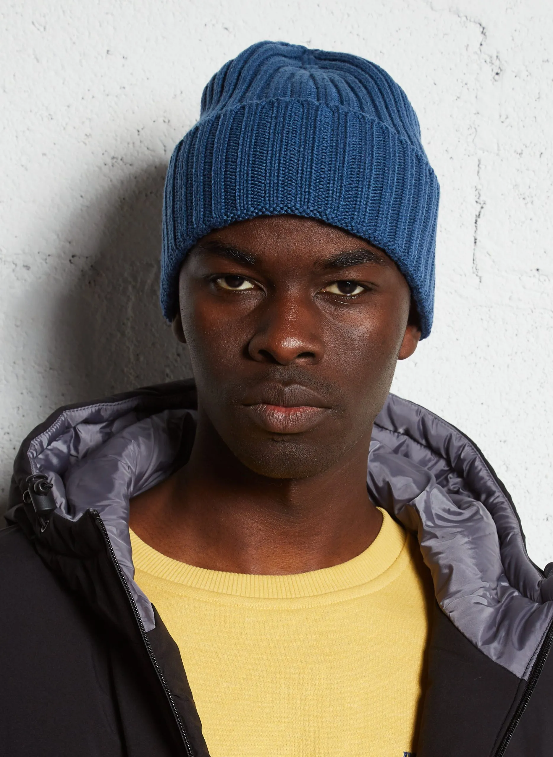 Bonnet en laine Bleu