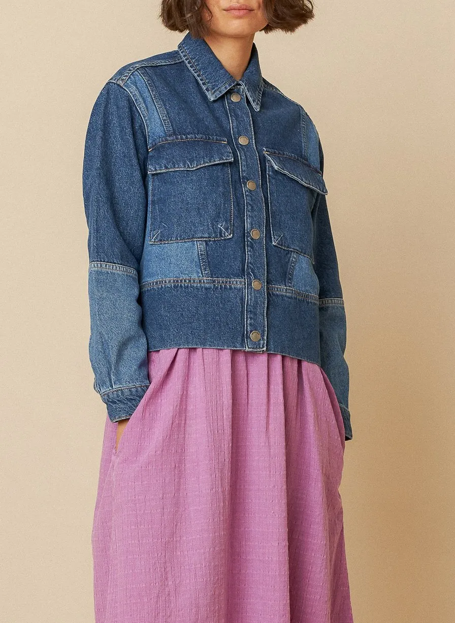 Veste col classique en coton Jean Stone